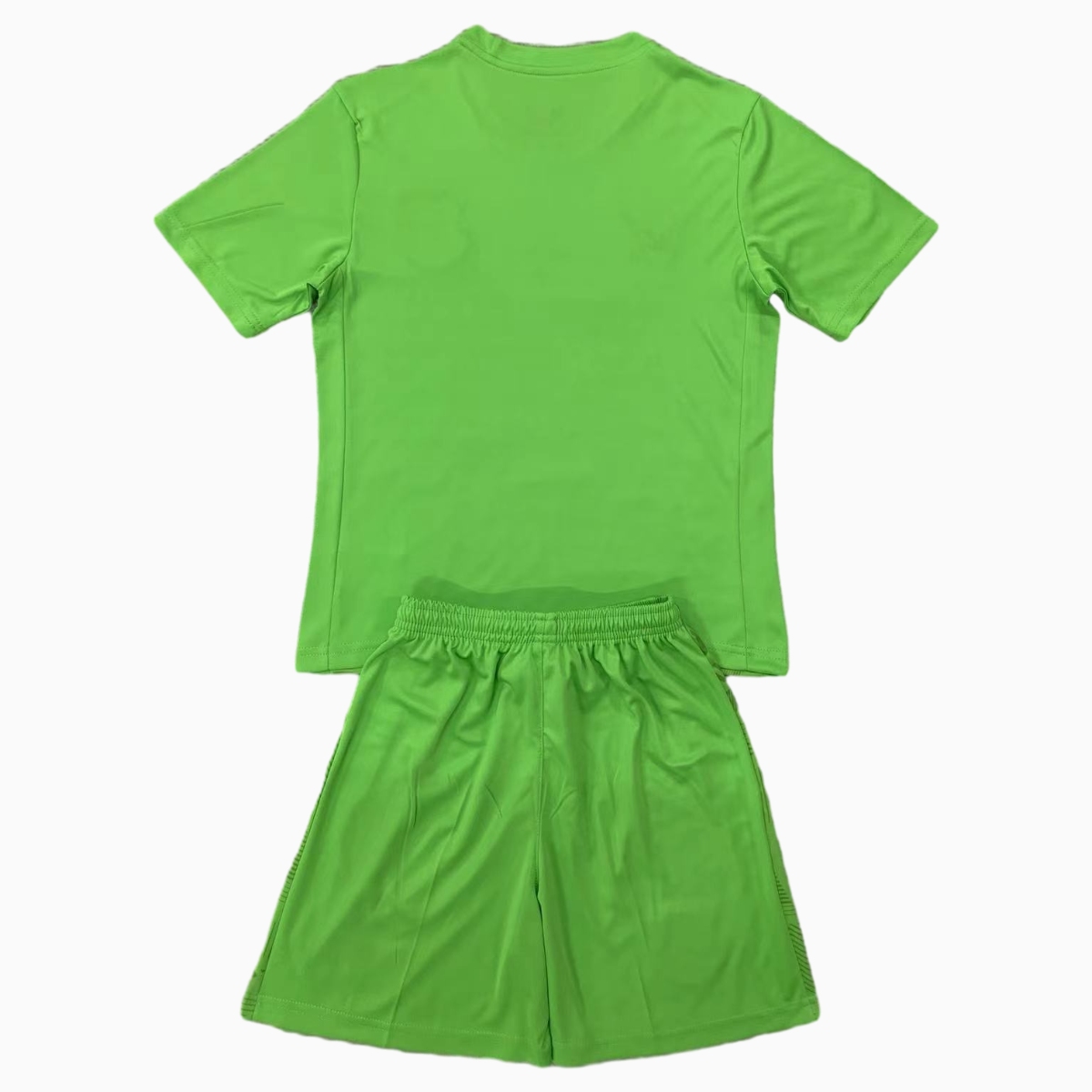 SIUjerseys-Everton 24-25 Light Green Goalkeeper Kids Kit