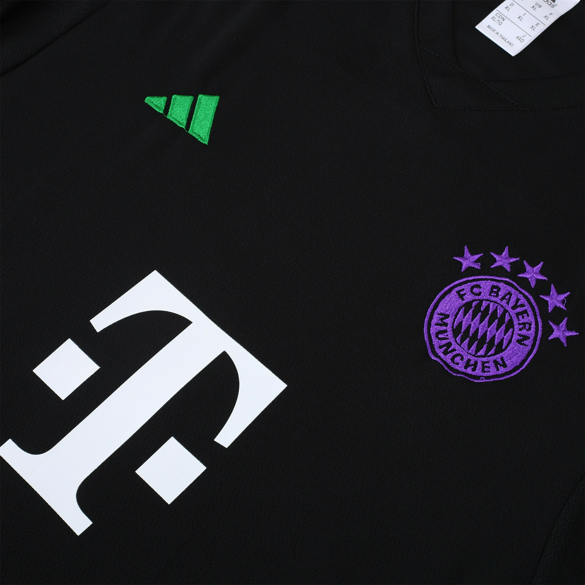 Bayern Munich 23-24 Short-Sleeve Training Set - Black:football jersey mysite: unitedjerseyfootball 邓江浪:football