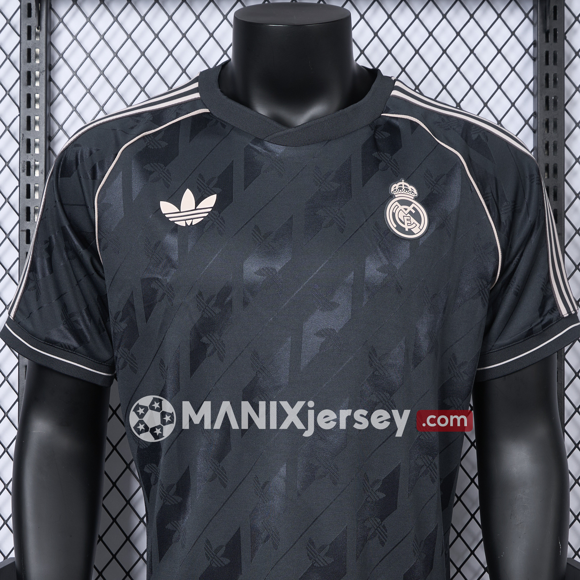 ManixJersey.com | Real Madrid 24-25 Originals LFSTLR Jersey Charcoal - Player Version -Customize Name, Number and Patch | Worldwide Shipping