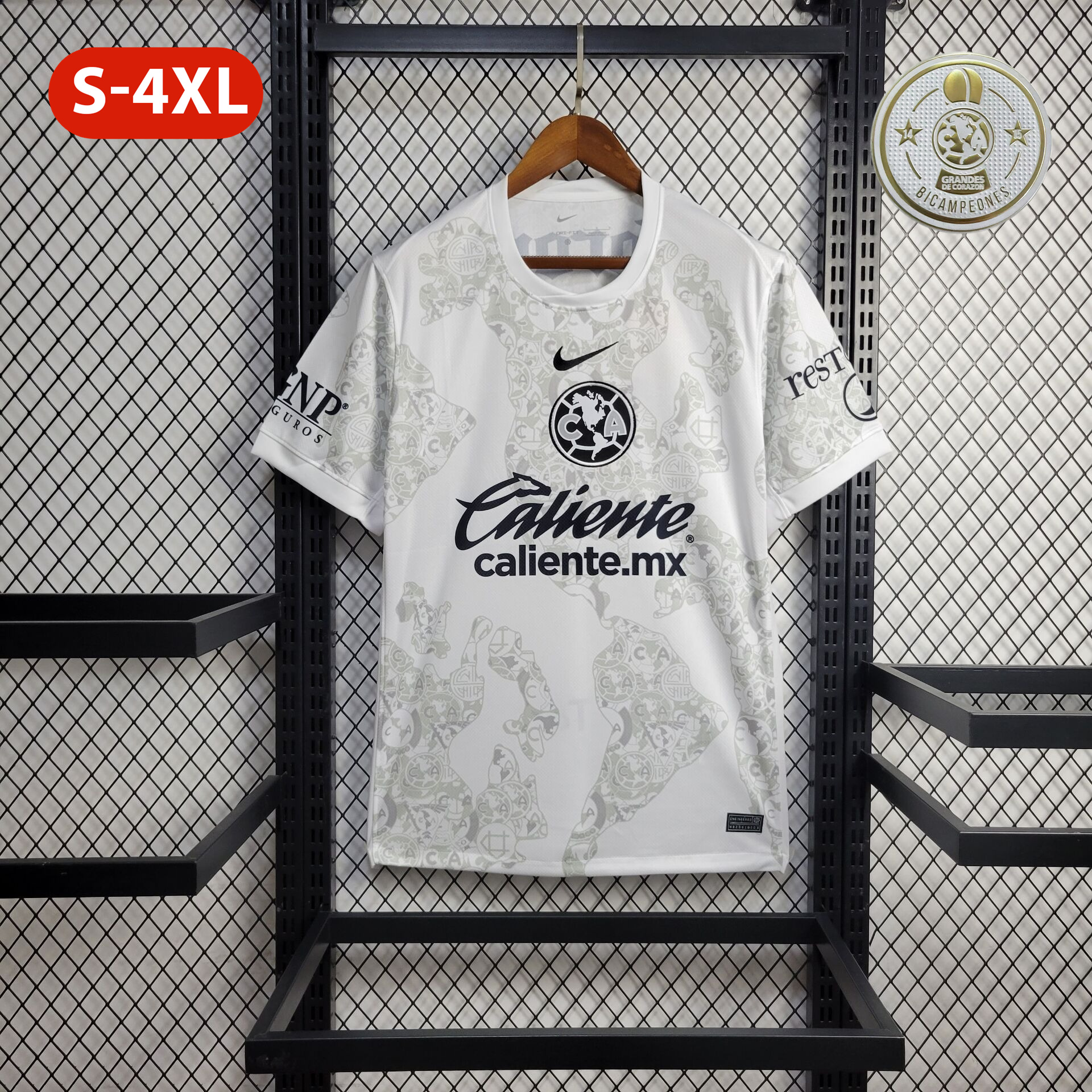 UltraTrikot-Club América 24-25 White Goalkeeper Jersey - Fans Version