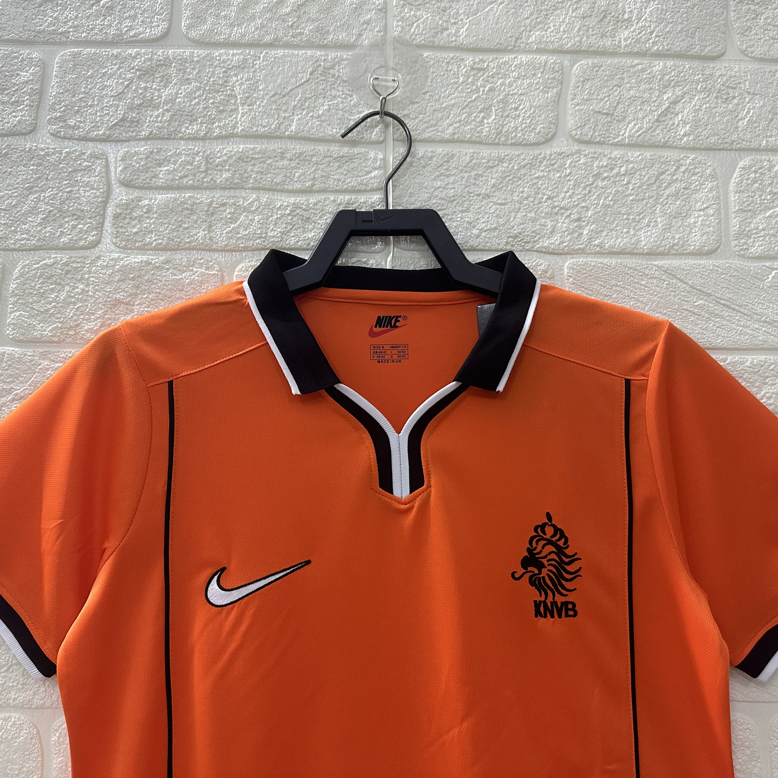 ManixJersey.com | Retro Netherlands 1998 Home Jersey -Customize Name, Number and Patch | Worldwide Shipping