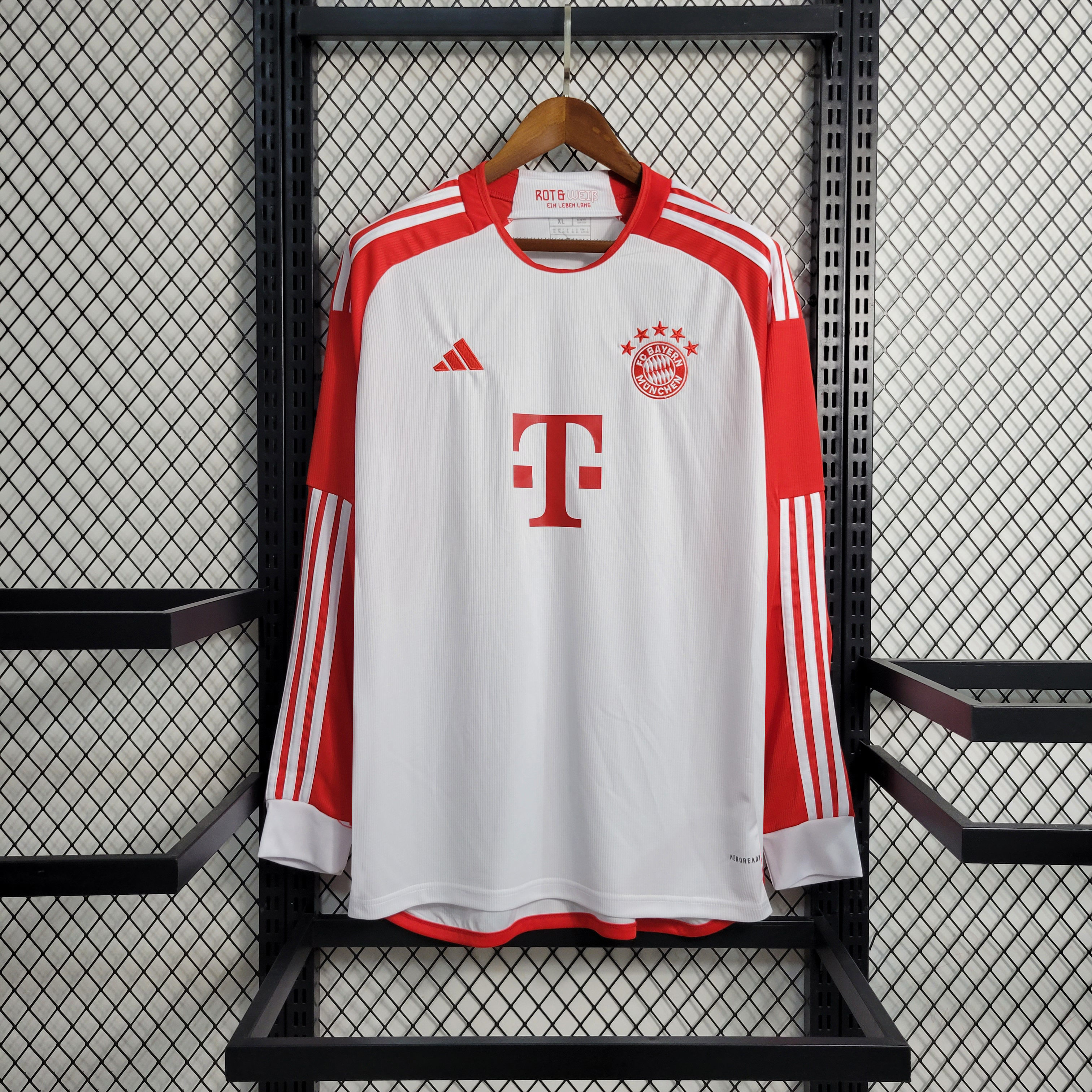 Bayern Munich 23-24 Home Long Sleeve Jersey - Fans Version:football jersey mysite: unitedjerseyfootball 邓江浪:football