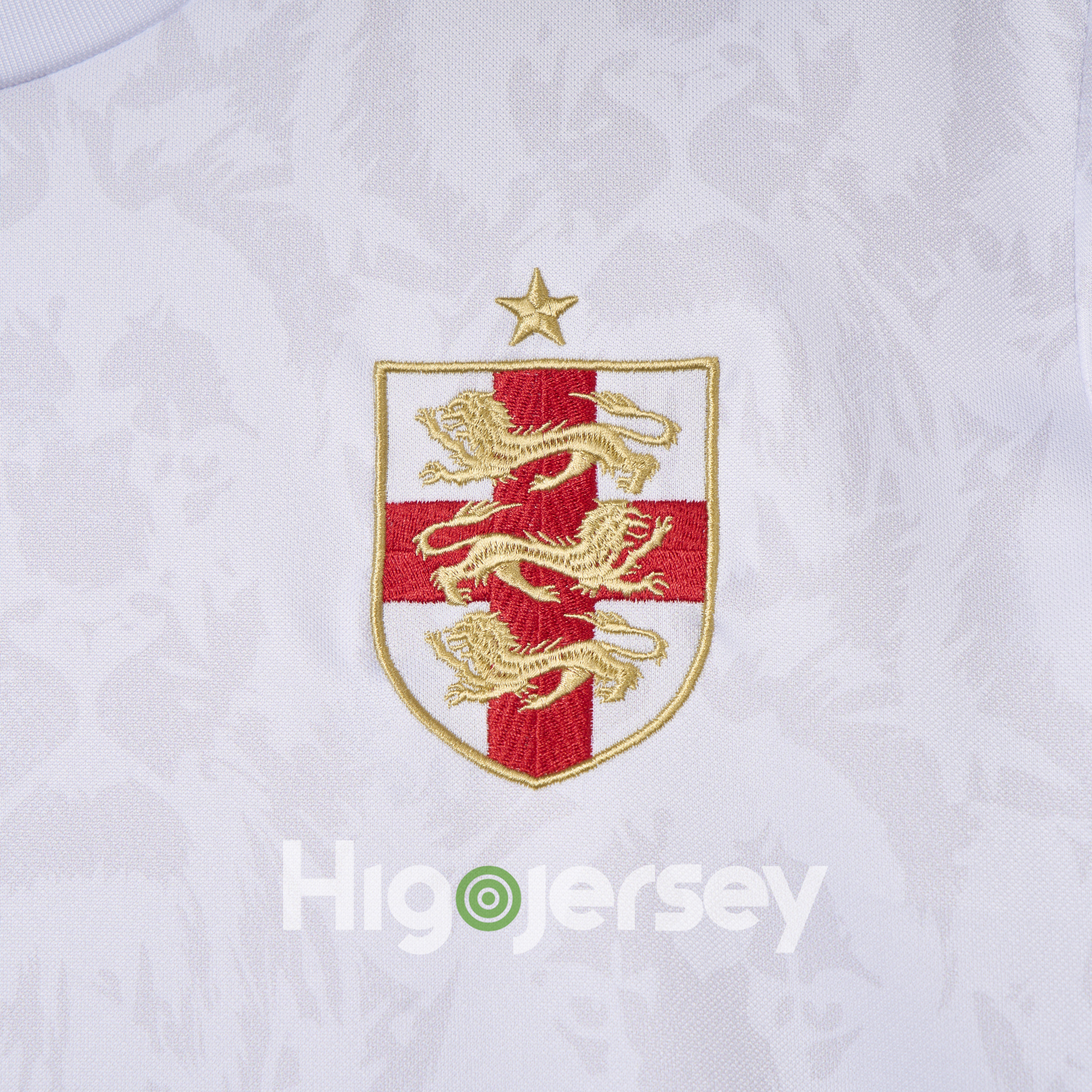 Higojerseys-England 2024-25 COMMA White Special Edition Jersey - Fans Version