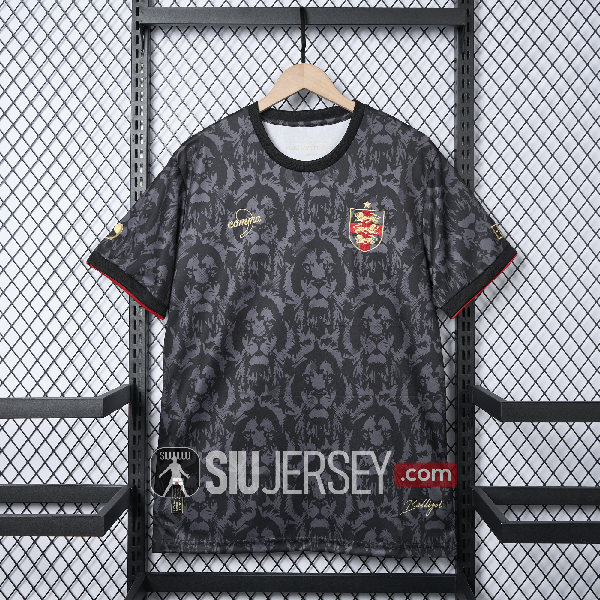 UltraTrikot-England 2024 Black The Lions Special Edition Jersey - Fans Version