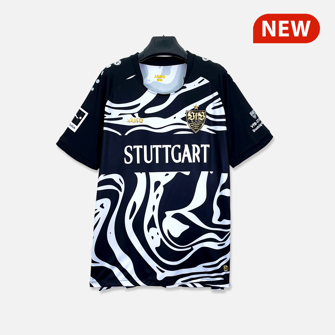 Higojerseys-Stuttgart 23-24 Black Special Edition Jersey - Fans Version