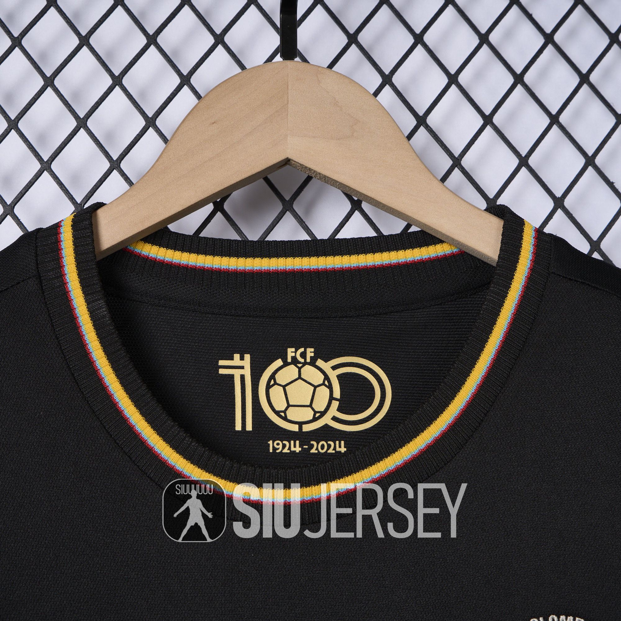 SIUjerseys-Colombia 2024 100th Anniversary Black Jersey - Fans Version