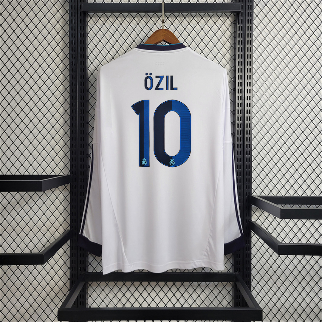JerseysGala.com | Real Madrid Retro 12-13 Home Long Sleeve Jersey -Customize Name, Number and Patch | Worldwide Shipping