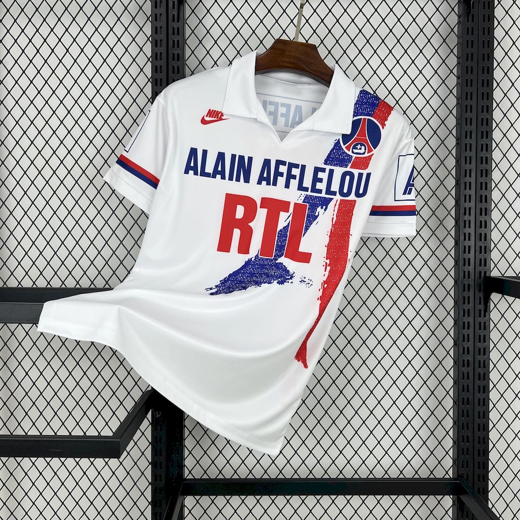 ManixJersey.com | Retro Paris Saint-Germain PSG 1990-91 Home Jersey -Customize Name, Number and Patch | Worldwide Shipping