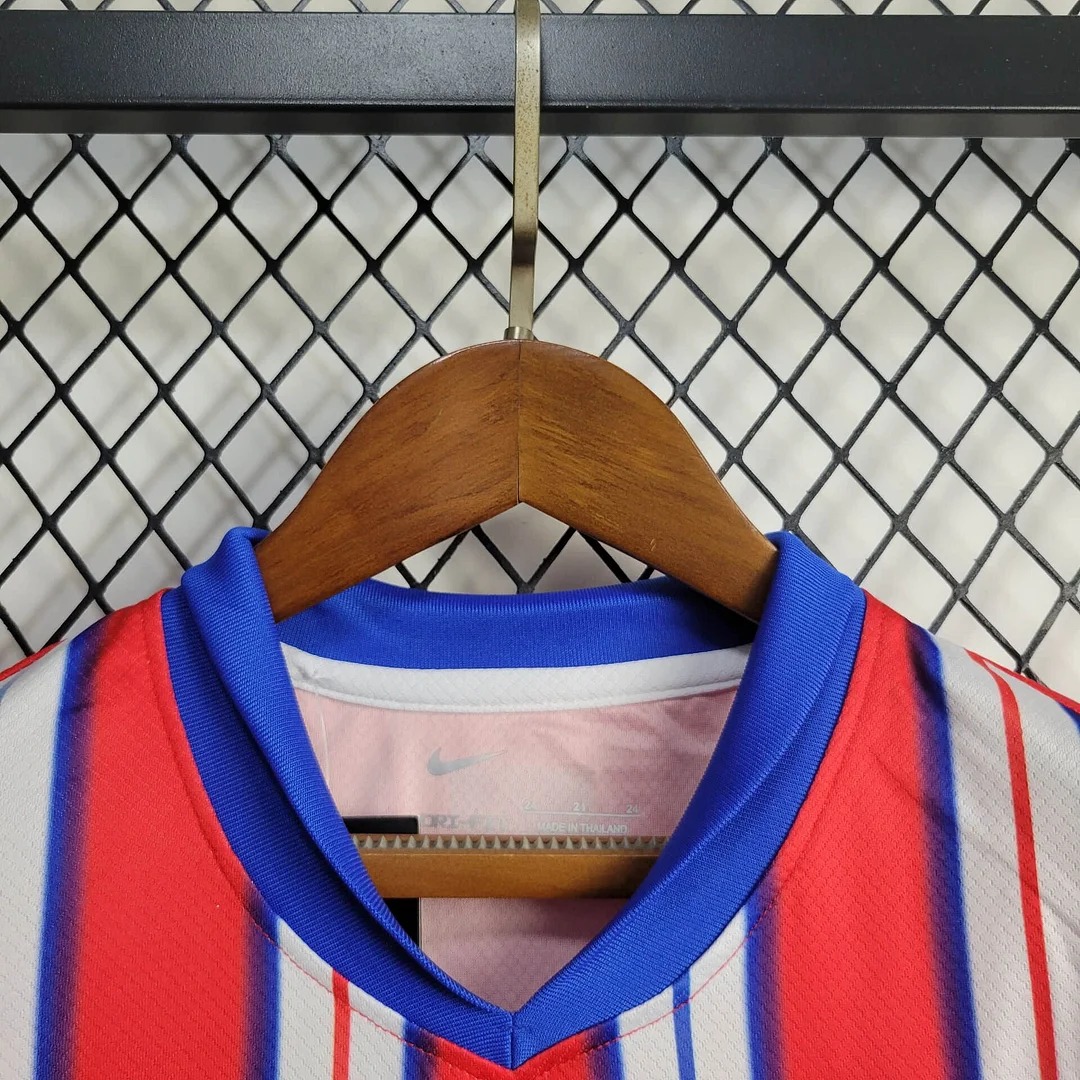 ManixJersey.com | Atletico Madrid 24-25 Home Kids Kit -Customize Name, Number and Patch | Worldwide Shipping