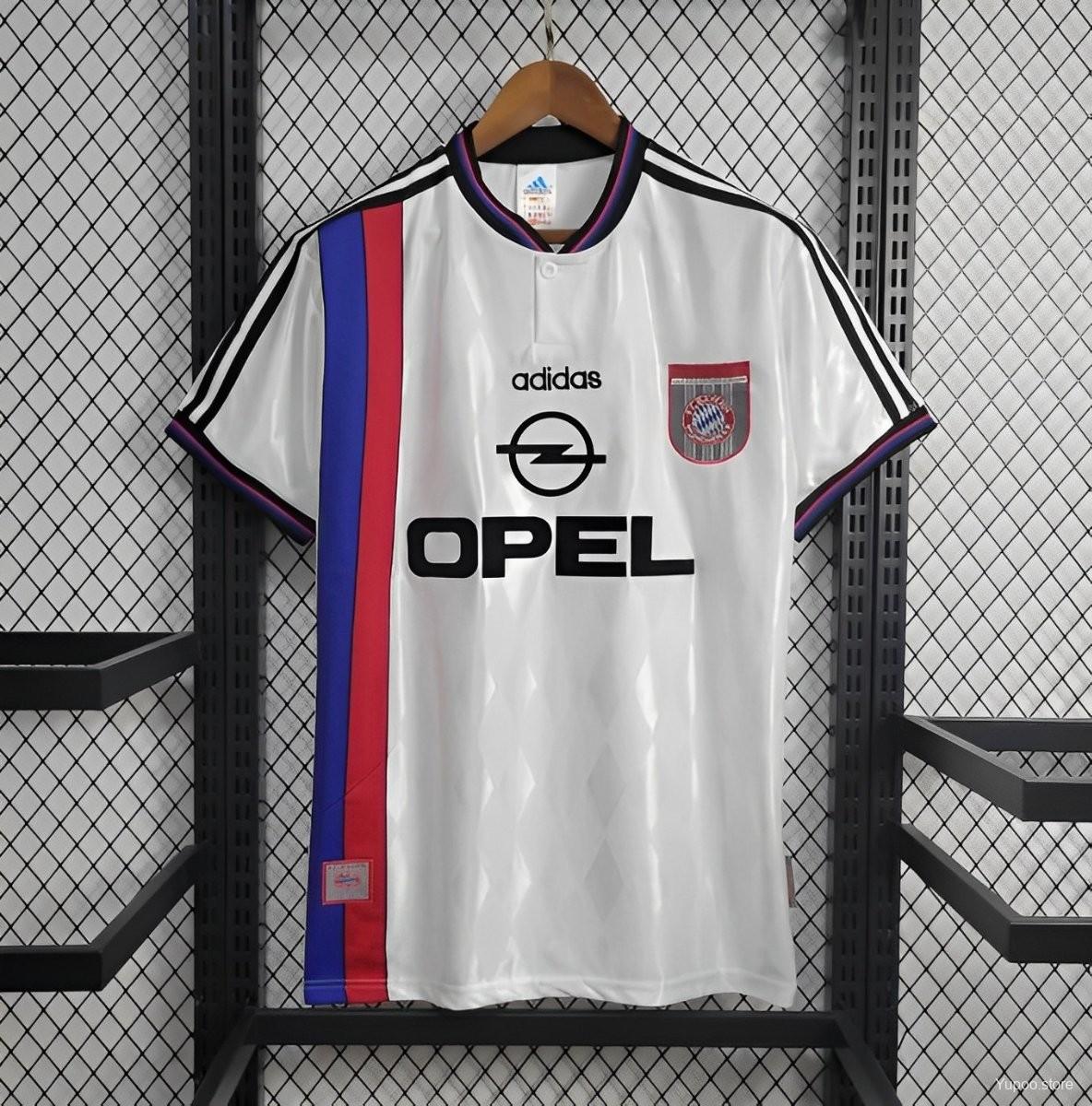 SIUjerseys-Retro Bayern Munich 96-98 Away Stadium Jersey