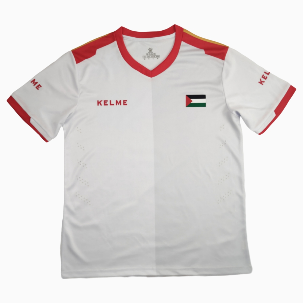 unitedfutballjersey-Palestine National Team 2024 Away White Jersey - Fans Version