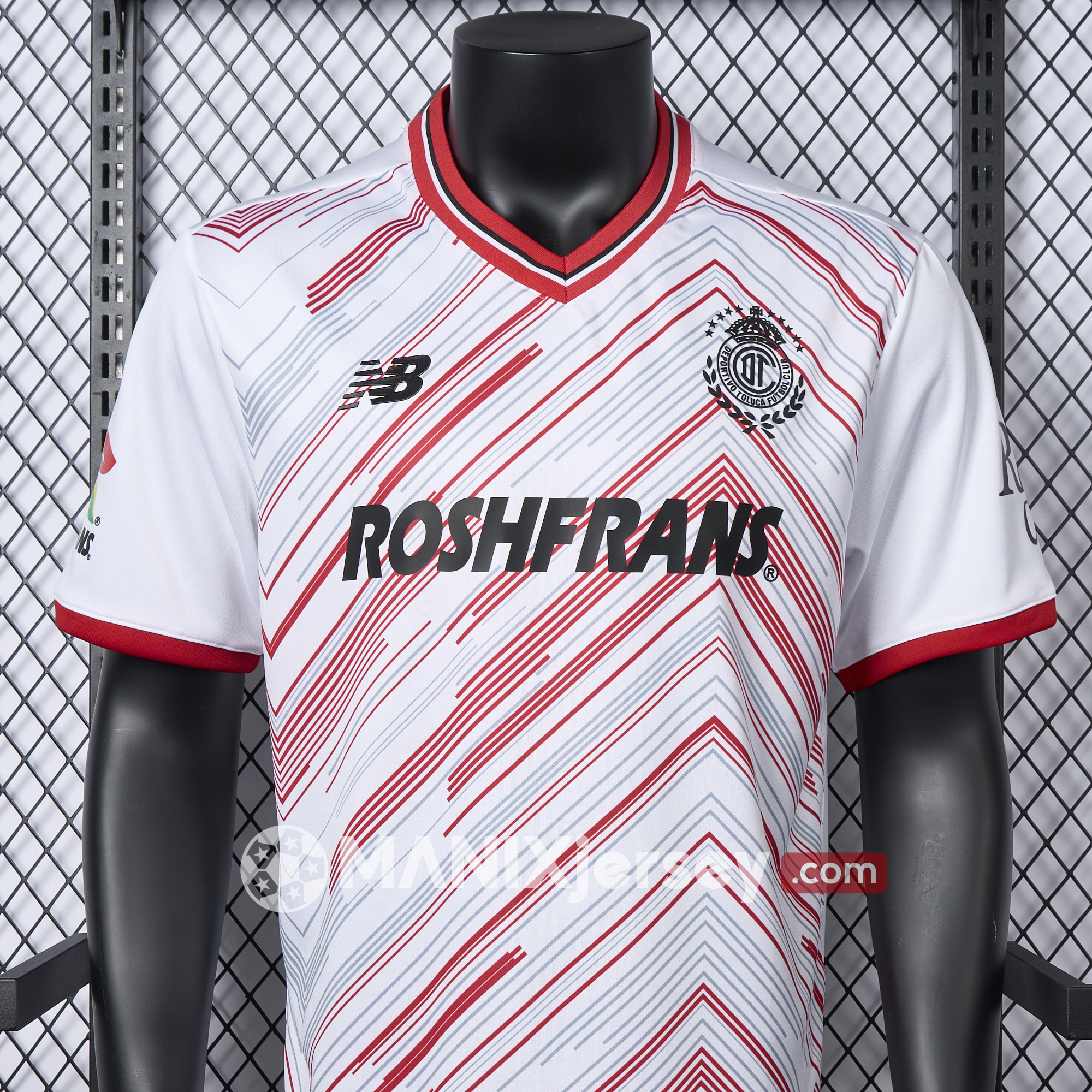 ManixJersey.com | Toluca 24-25 Away Jersey - Player Version -Customize Name, Number and Patch | Worldwide Shipping