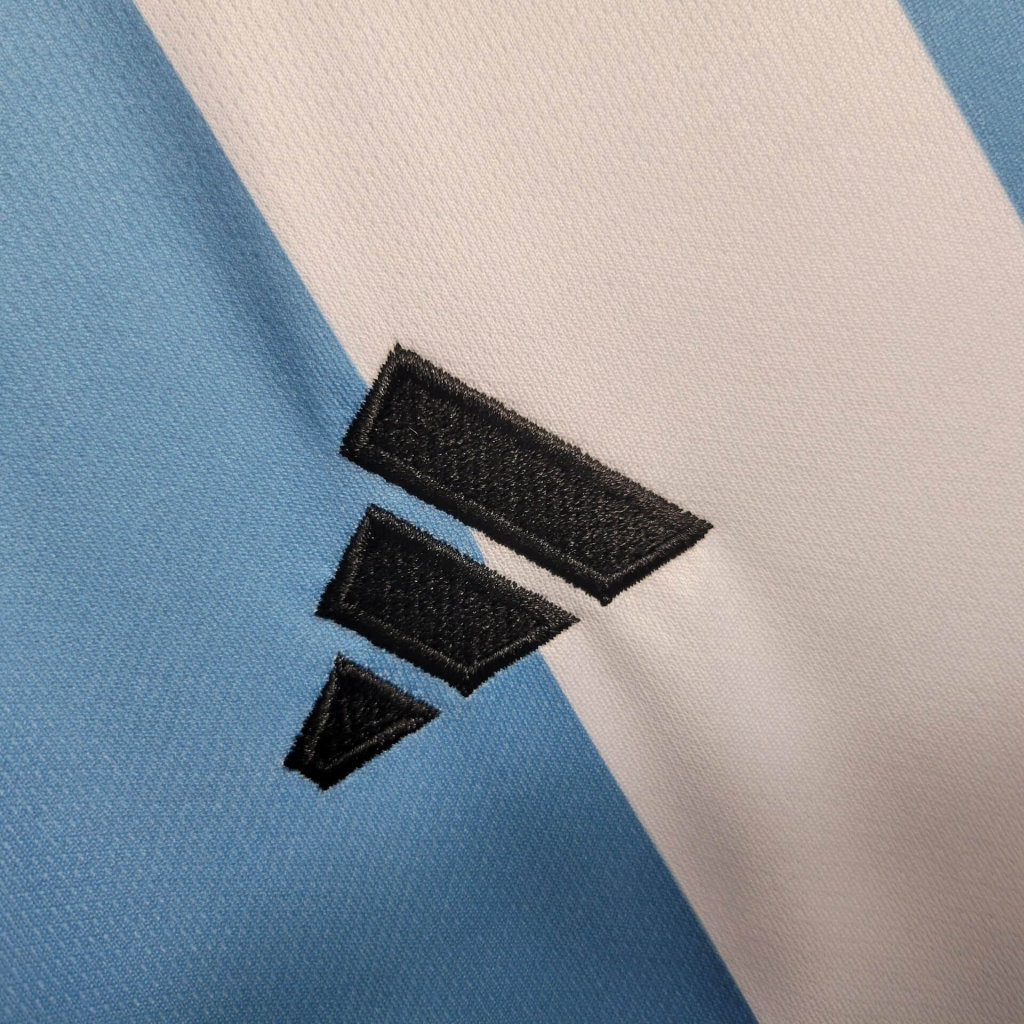 foot-Argentina 3 Stars 22-23 Home Long Sleeve Jersey - Fans Version