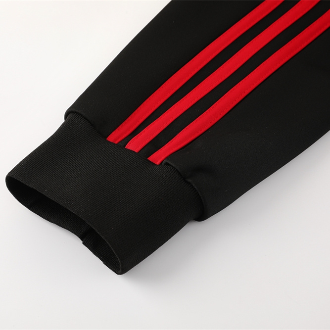 ManixJersey.com | Manchester United 24-25 Jacket Training Tracksuit - Black -Customize Name, Number and Patch | Worldwide Shipping