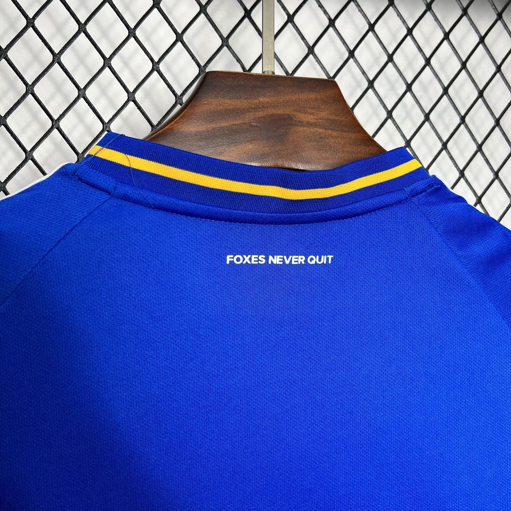 ManixJersey.com | Leicester City 24-25 Home Stadium Jersey - Fans Version -Customize Name, Number and Patch | Worldwide Shipping