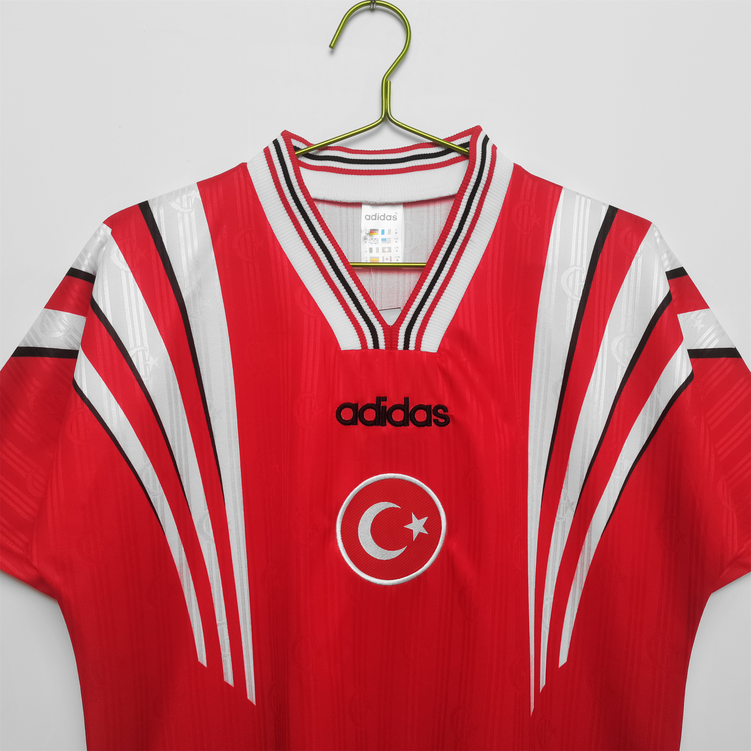 SIUjerseys-Retro Turkey 1996 Home Stadium Jersey