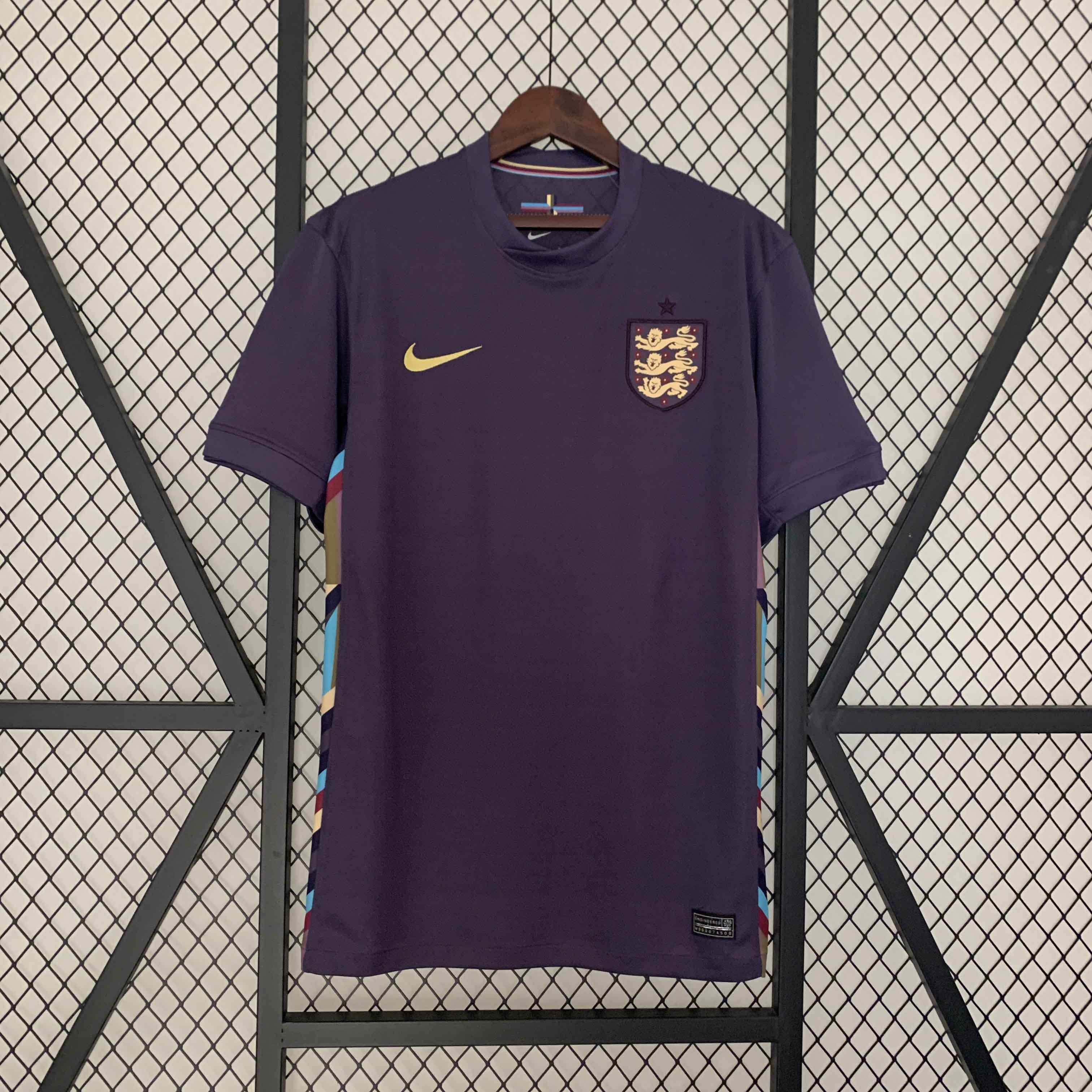 GlobeJersey-England 2024 Away Stadium Jersey - Fans Version