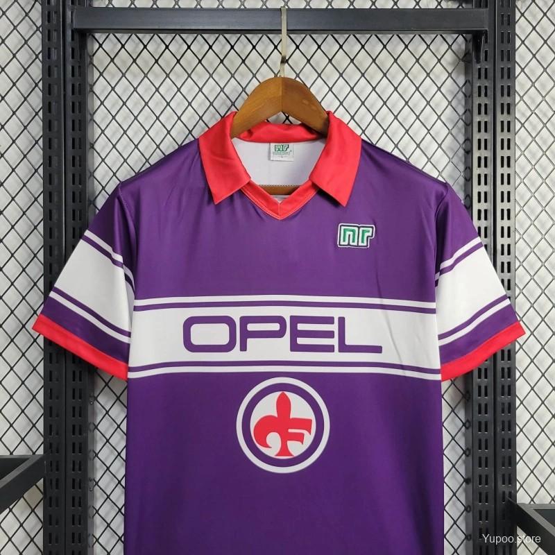 ManixJersey.com | Retro Fiorentina 1984-85 Home Stadium Jersey -Customize Name, Number and Patch | Worldwide Shipping