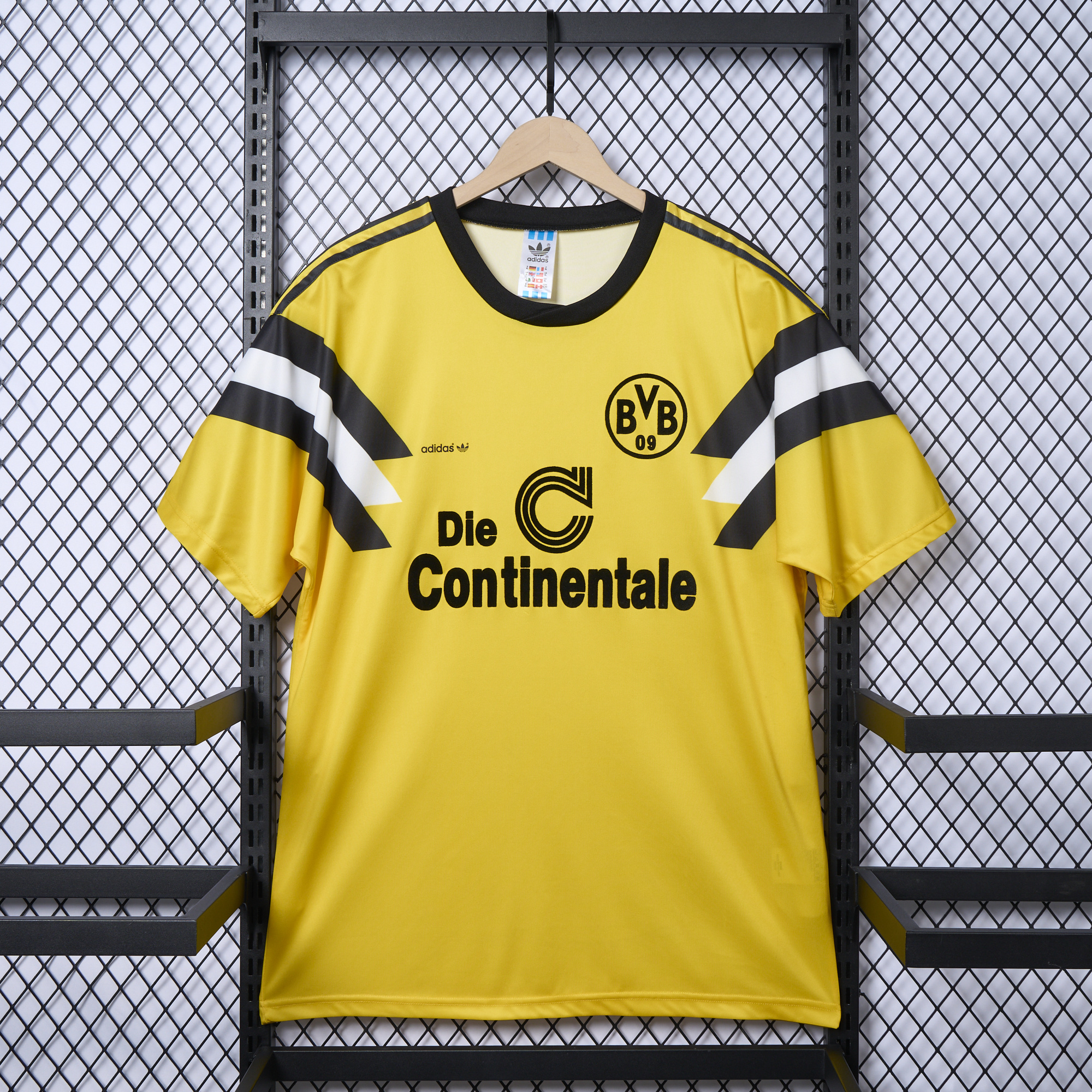 unitedfutballjersey-Dortmund Retro 1989 Home Shirt