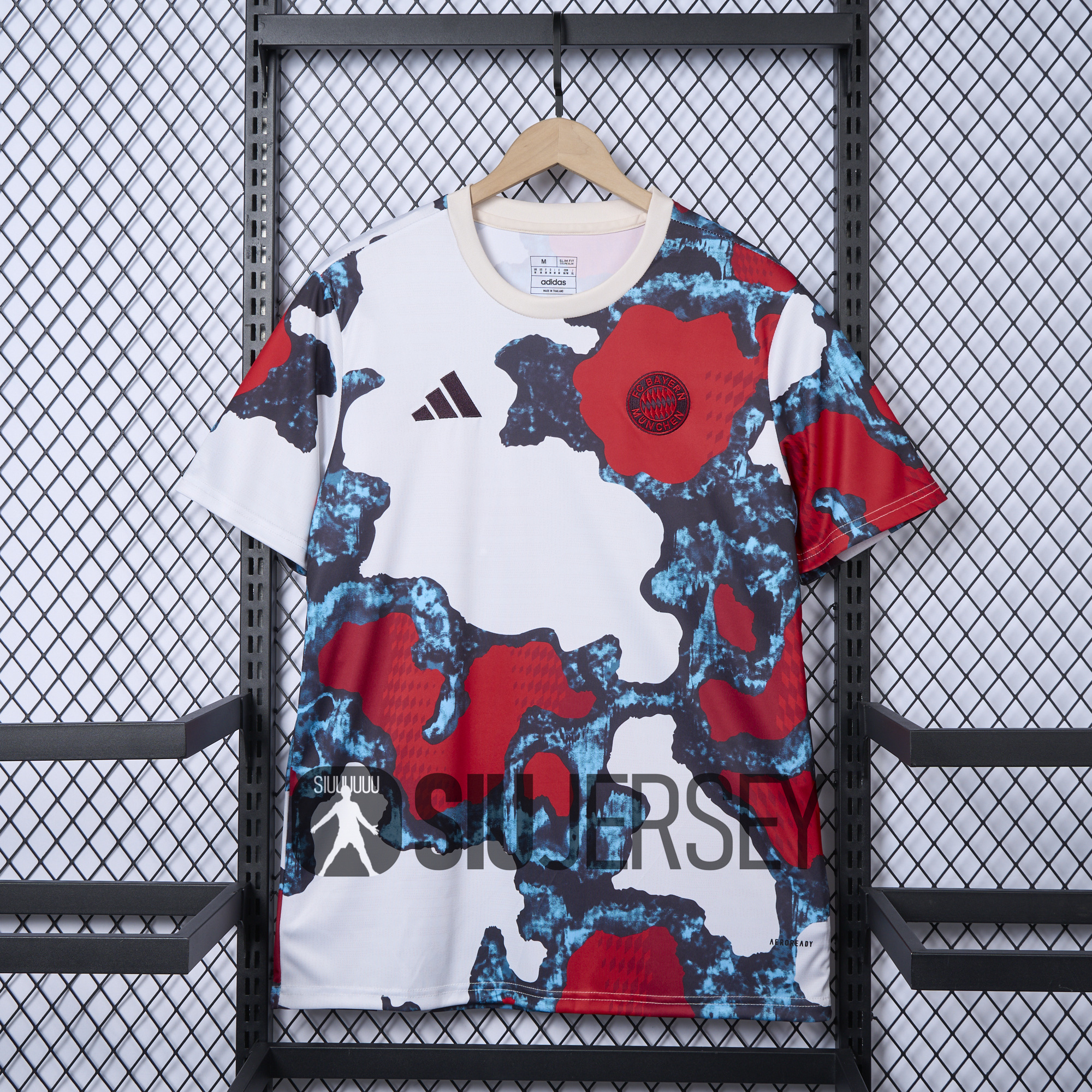 SIUjerseys-Bayern Munich 24-25 Pre-Match Home 2 Jersey - Fans Version