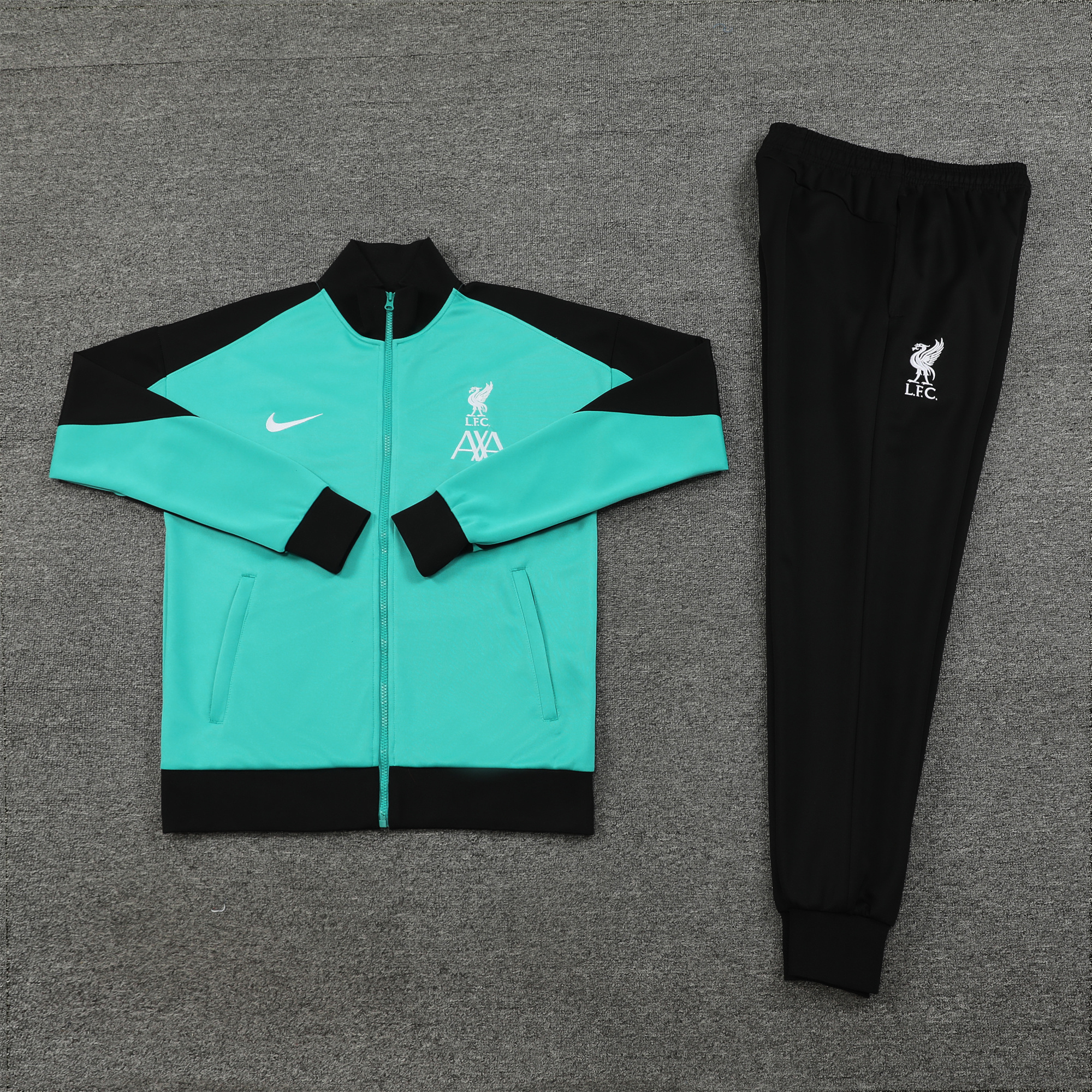JerseysGala.com | Liver.pool 24-25 Jacket Training Tracksuit - Green -Customize Name, Number and Patch | Worldwide Shipping