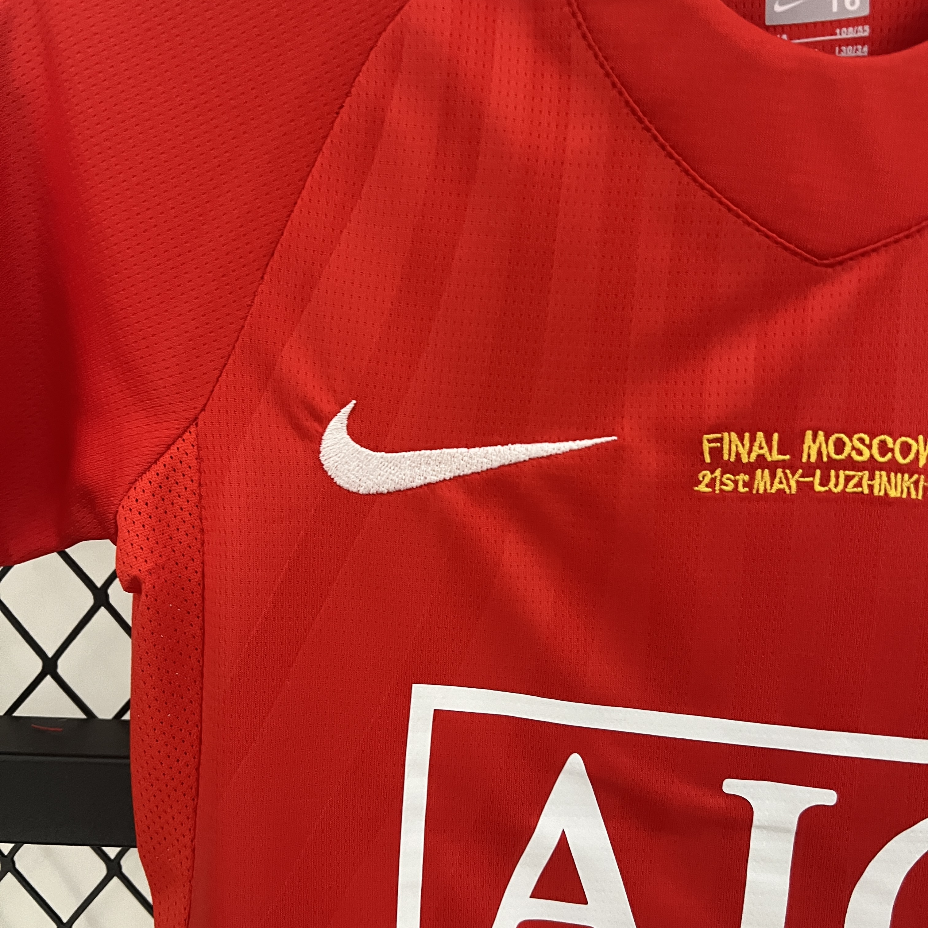 Higojerseys-Retro Manchester United 2007-08 Home Stadium Kids Kit