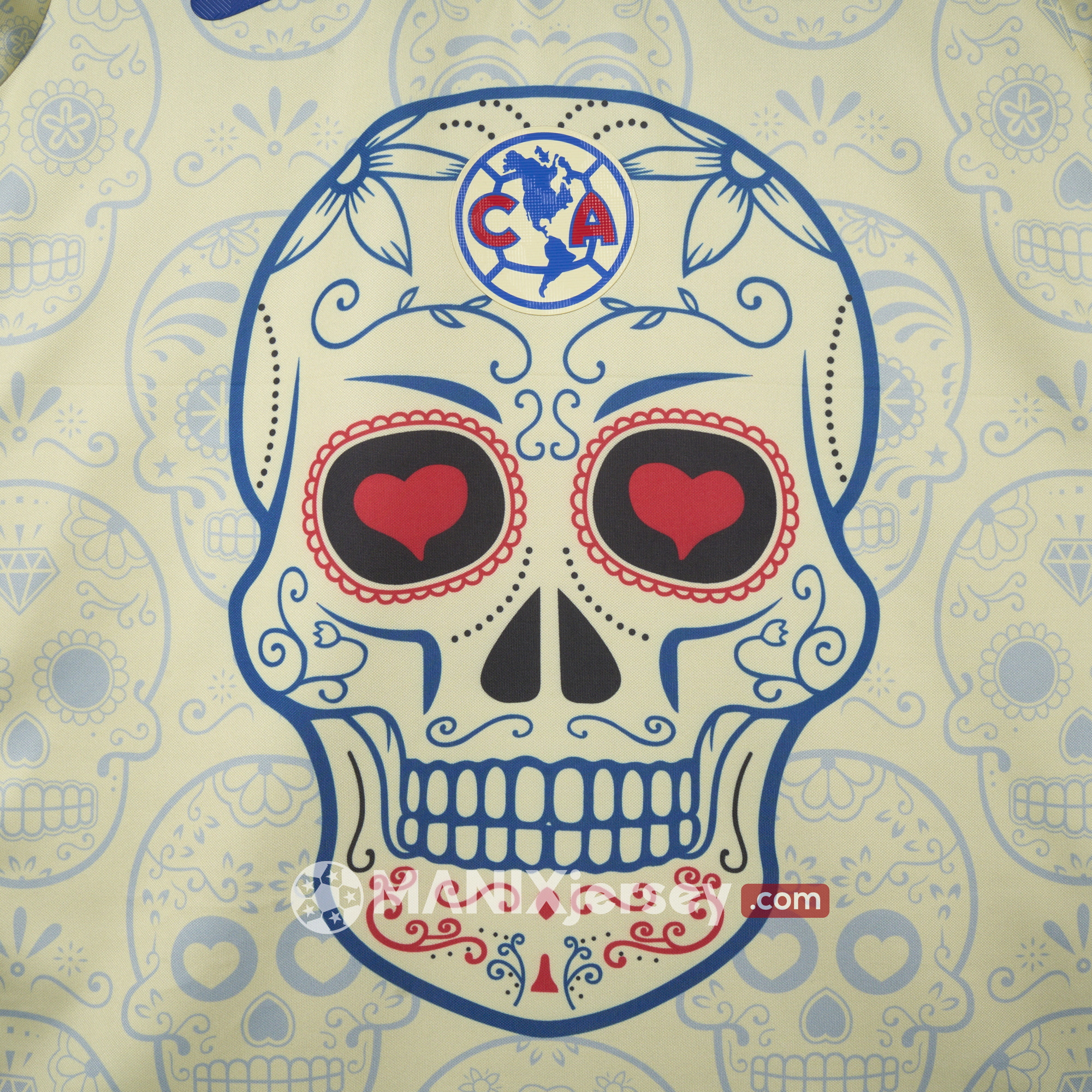 ManixJersey.com | Club América 24-25 Day of the Dead Special Edition Jersey - Fans Version -Customize Name, Number and Patch | Worldwide Shipping