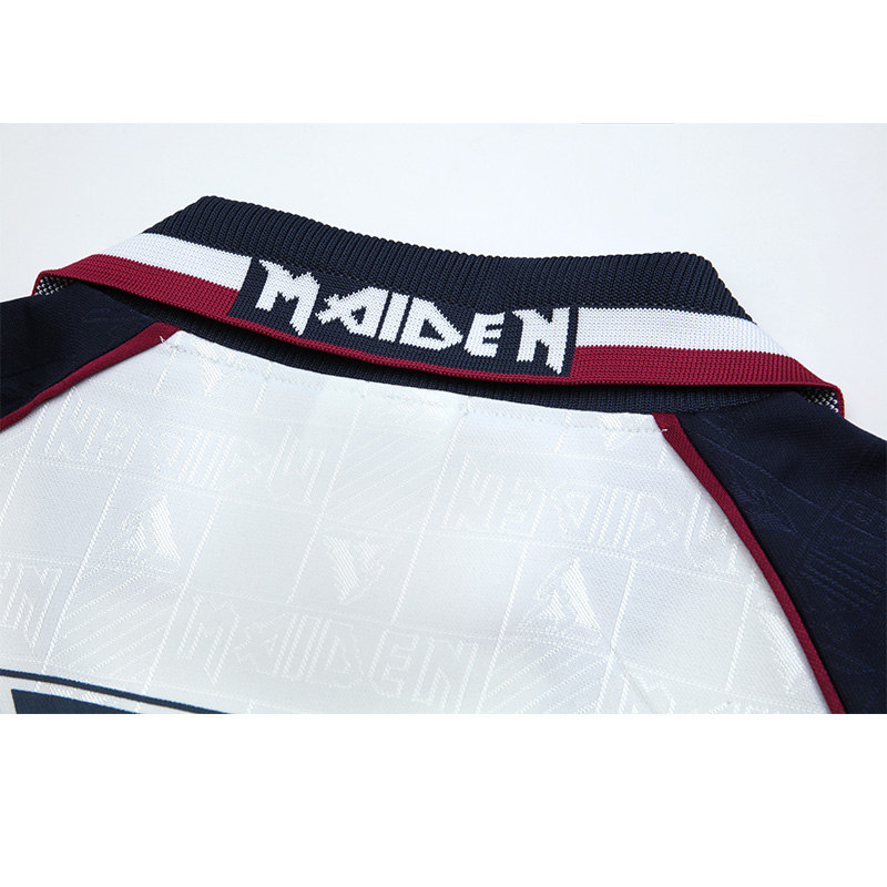 JerseysGala.com | Retro Iron Maiden x West Ham 1999-01 Away Jersey -Customize Name, Number and Patch | Worldwide Shipping