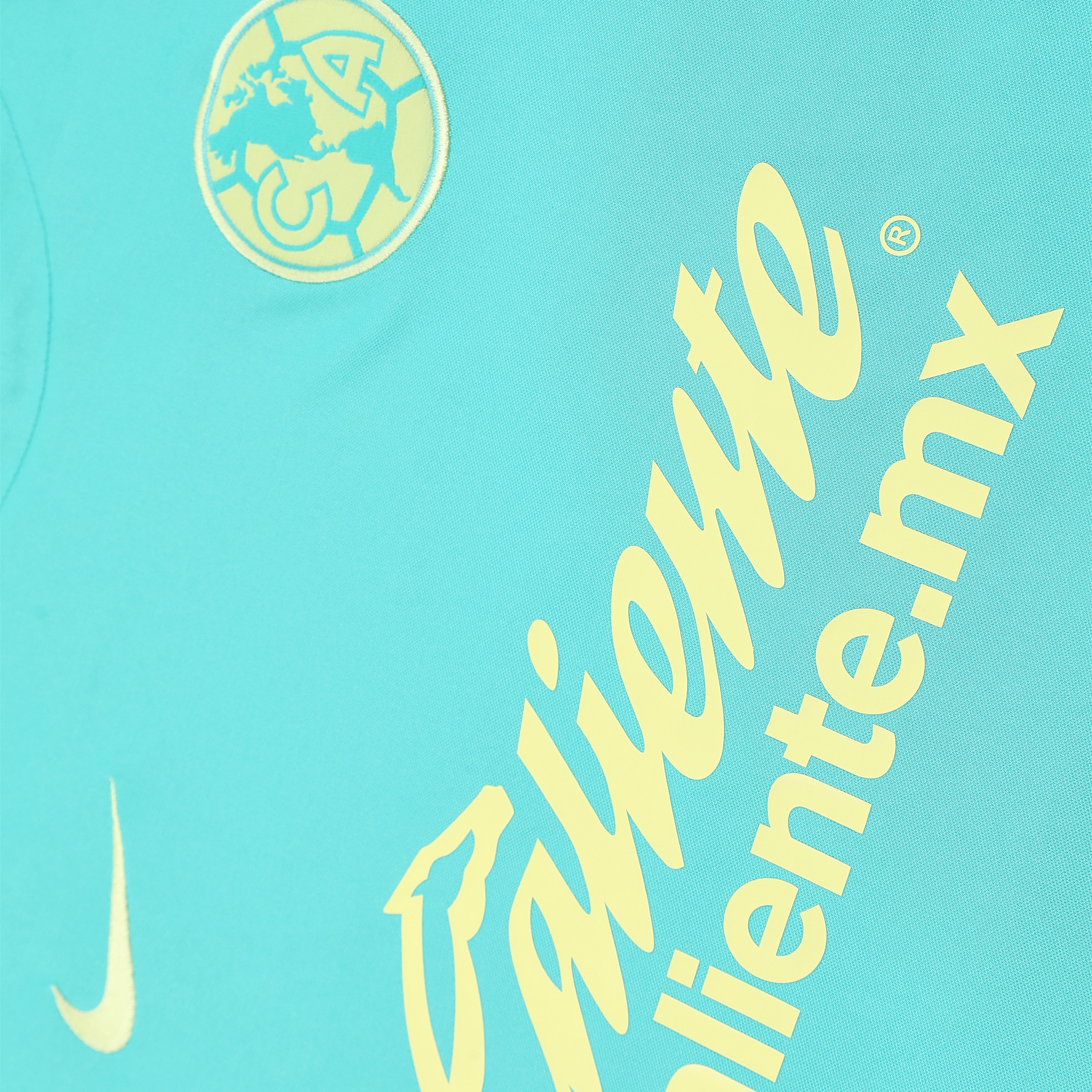 ManixJersey.com | Club América 24-25 Short-Sleeve Training Set - Light Green Top & Grey Shorts -Customize Name, Number and Patch | Worldwide Shipping