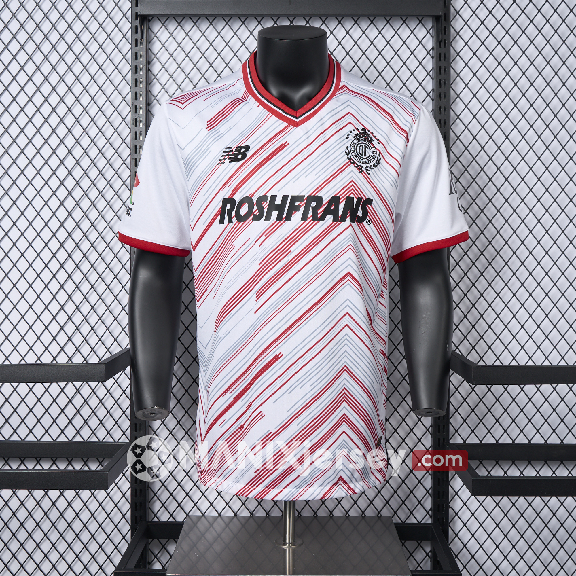 ManixJersey.com | Toluca 24-25 Away Jersey - Player Version -Customize Name, Number and Patch | Worldwide Shipping