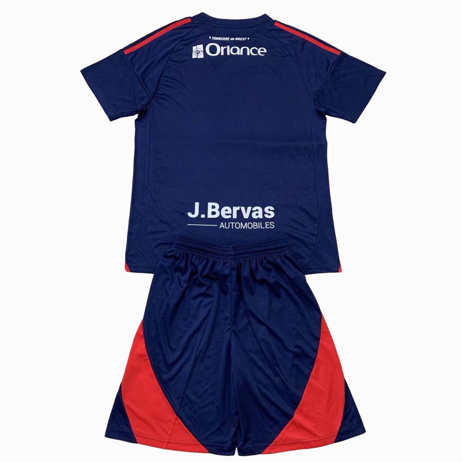 unitedfutballjersey-Stade Brestois 24-25 Third Men's Adult Jersey Set - Fans Version