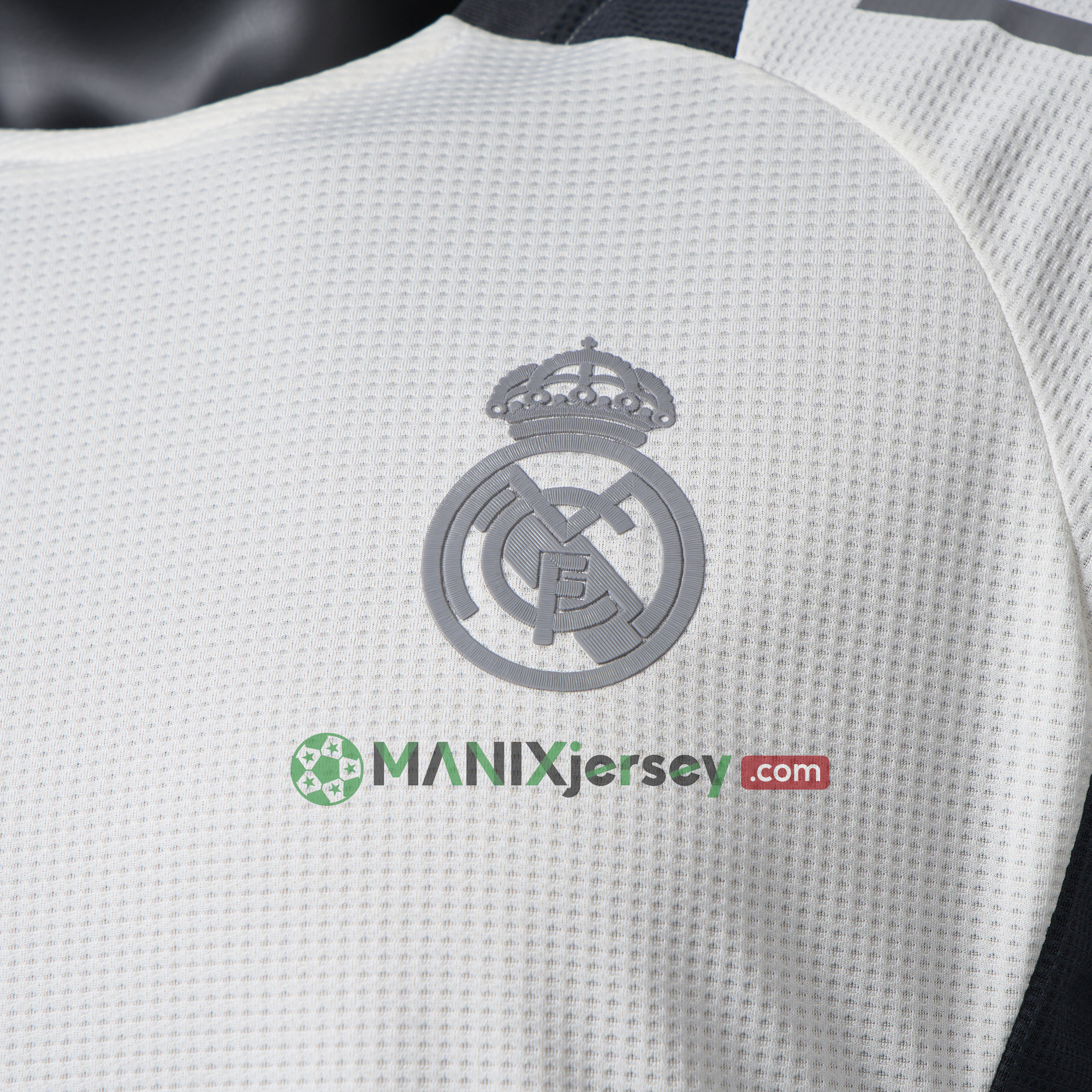 ManixJersey.com | Real Madrid 24-25 White Training Jersey - Player Version -Customize Name, Number and Patch | Worldwide Shipping