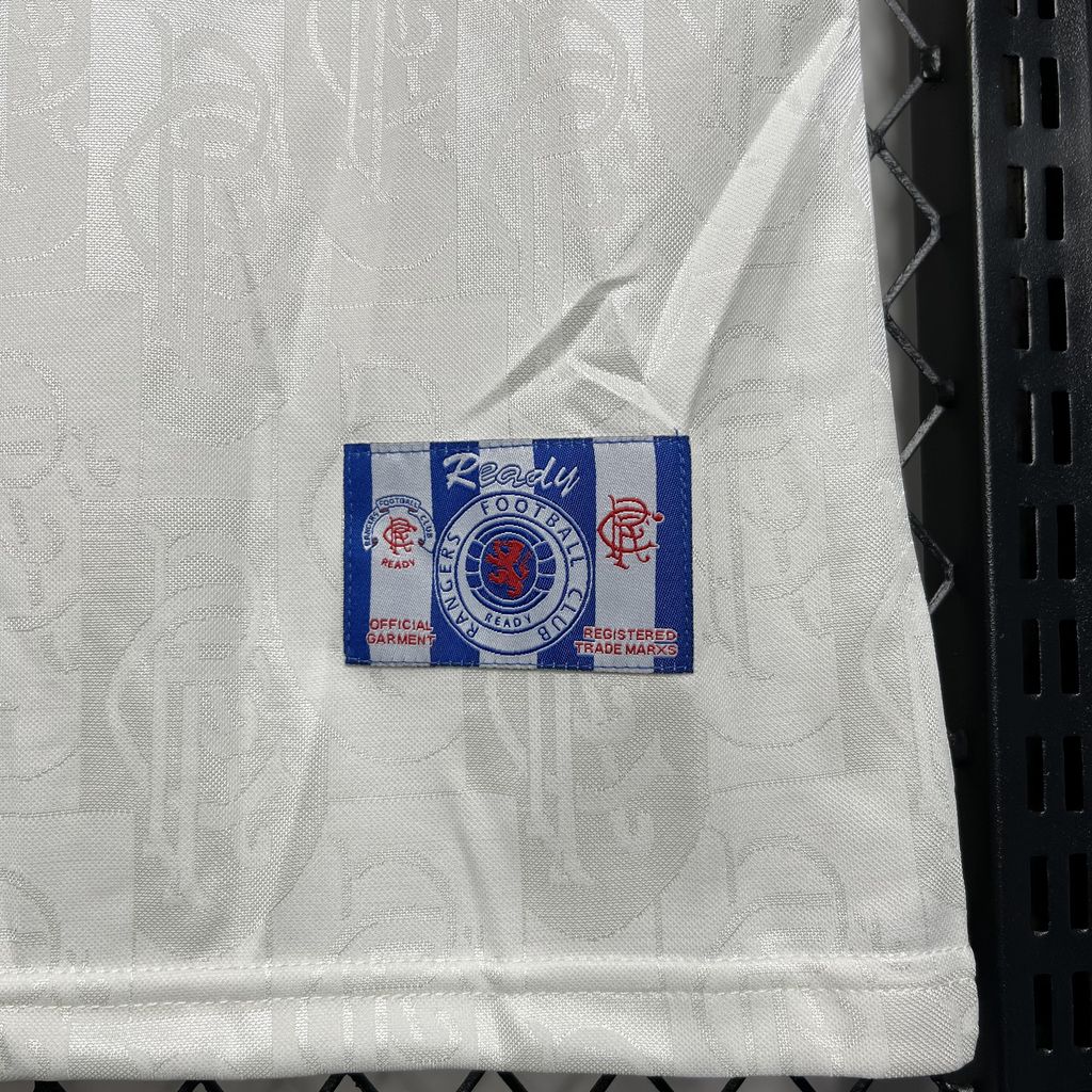 ManixJersey.com | Retro Glasgow Rangers 1996-97 Away Stadium Jersey -Customize Name, Number and Patch | Worldwide Shipping