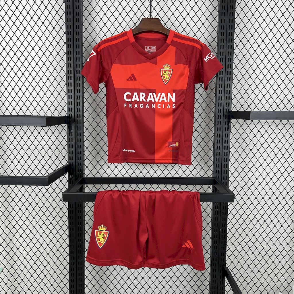 ManixJersey.com | Real Zaragoza 24-25 Away Kids Kit -Customize Name, Number and Patch | Worldwide Shipping