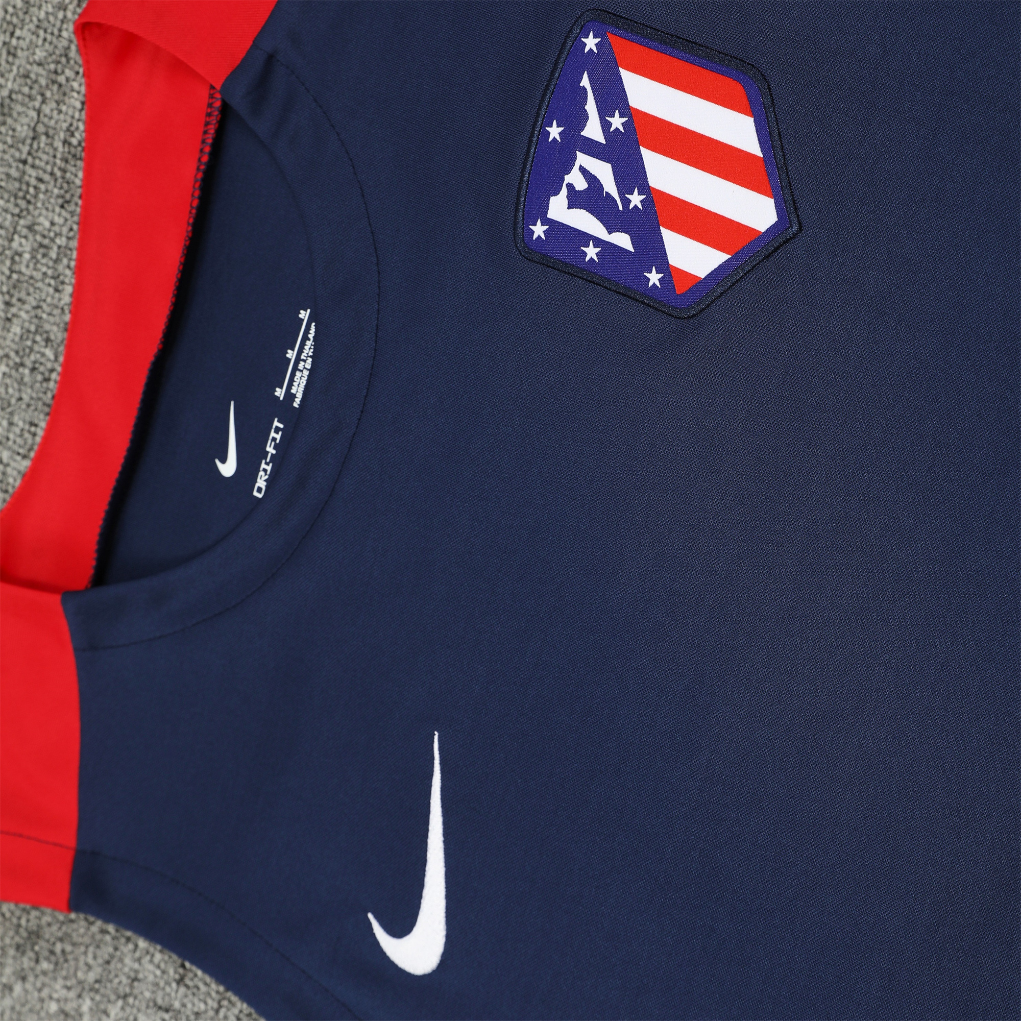 ManixJersey.com | Atletico Madrid 24-25 Vest Training Set - Deep Blue -Customize Name, Number and Patch | Worldwide Shipping