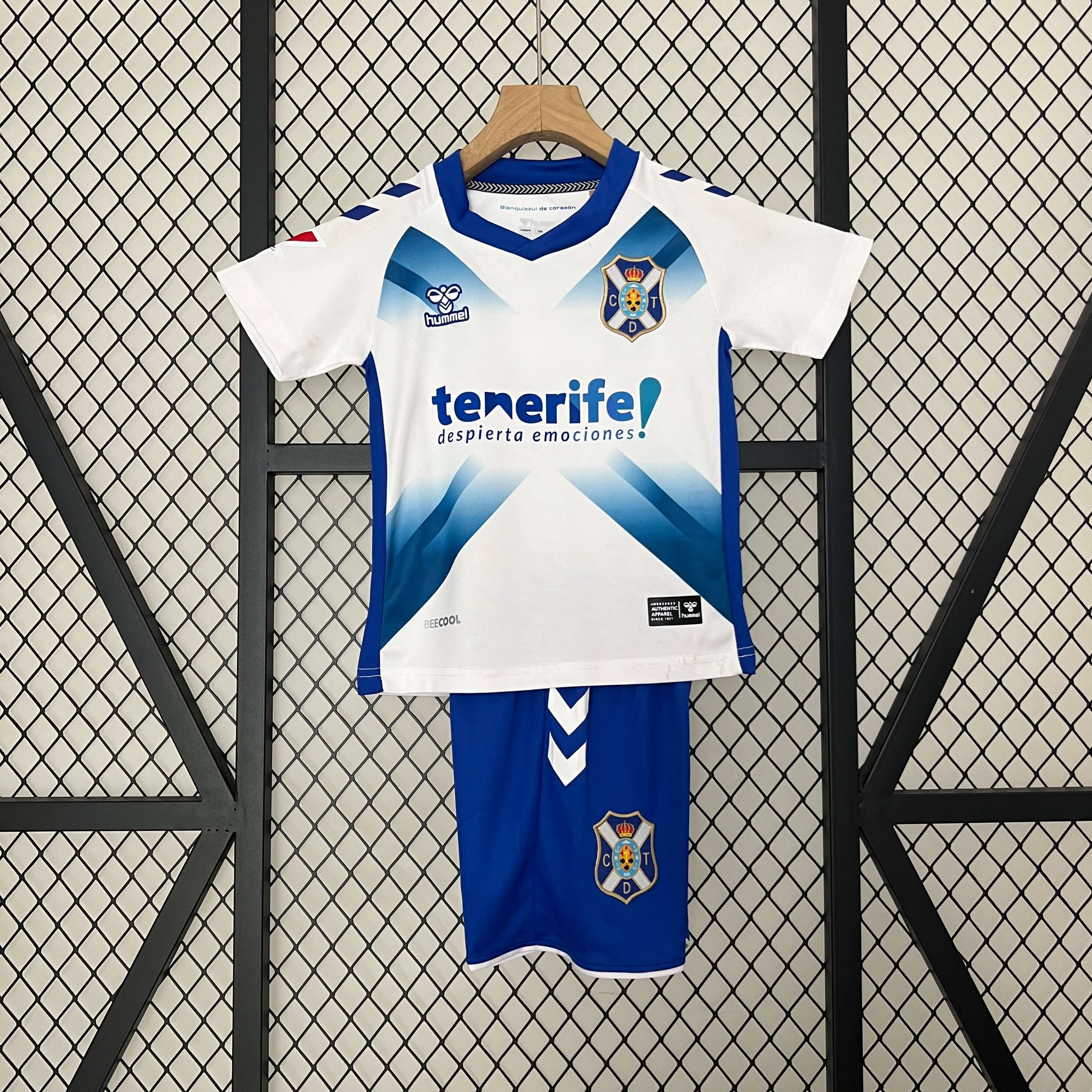 JerseysGala.com | Tenerife 24-25 Home Stadium Kids Kit -Customize Name, Number and Patch | Worldwide Shipping