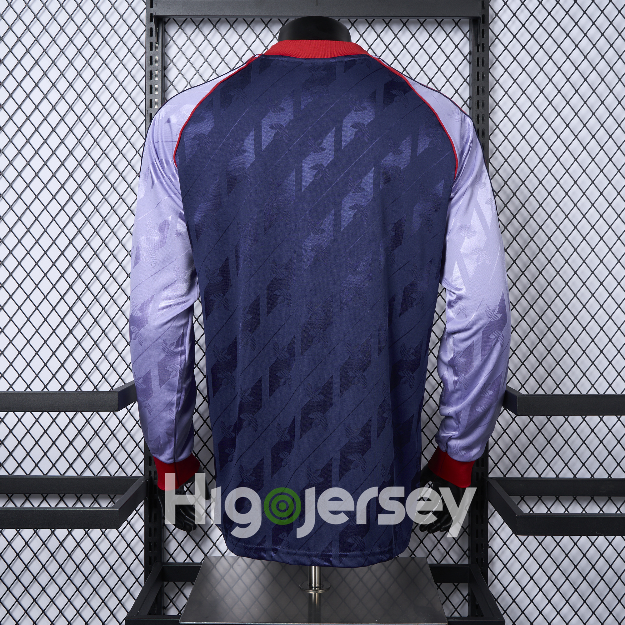 Higojerseys-Arsenal 24-25 Originals LFSTLR Long Sleeve Purple Jersey - Player Version
