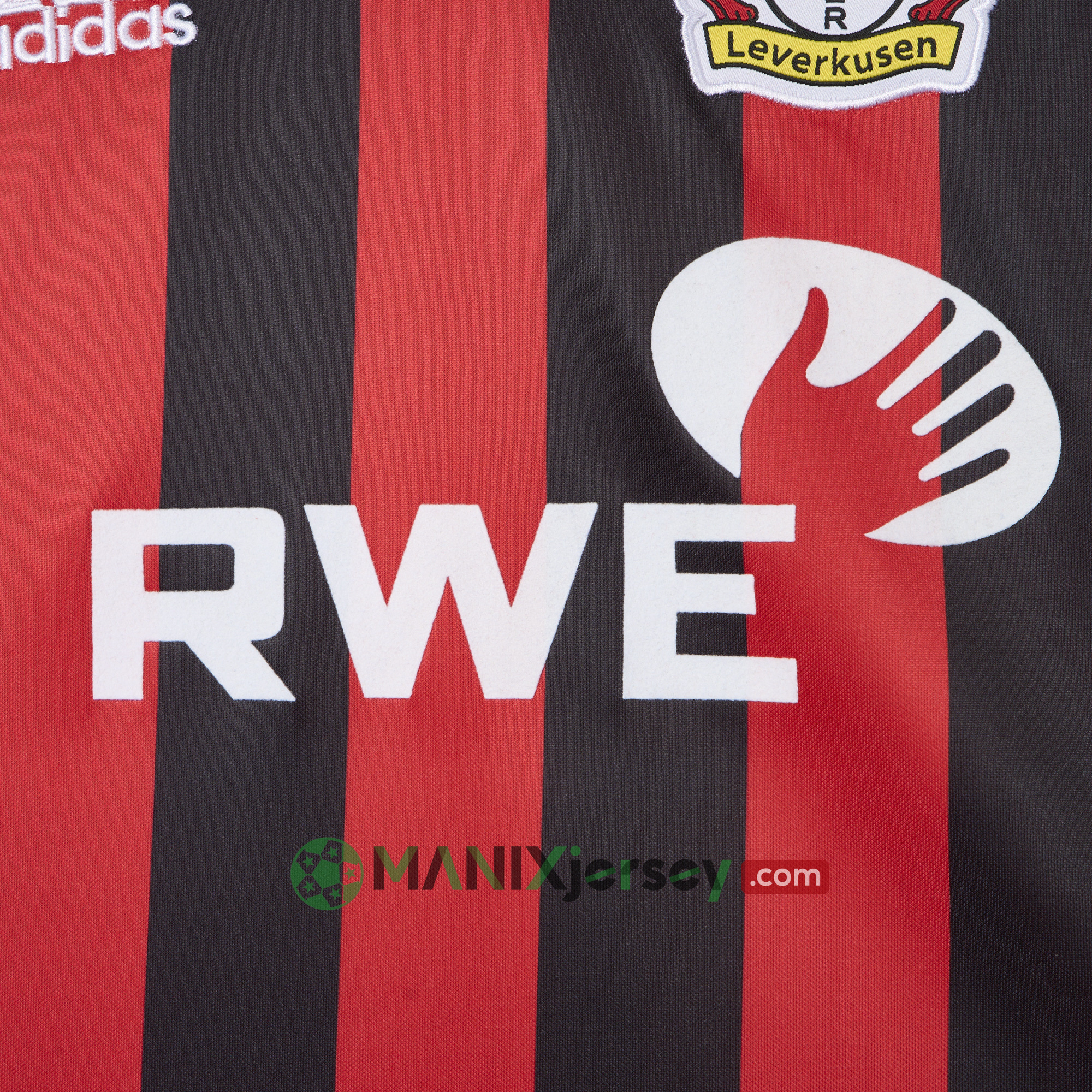 ManixJersey.com | Retro Bayer 04 Leverkusen 2001-02 Home Jersey -Customize Name, Number and Patch | Worldwide Shipping