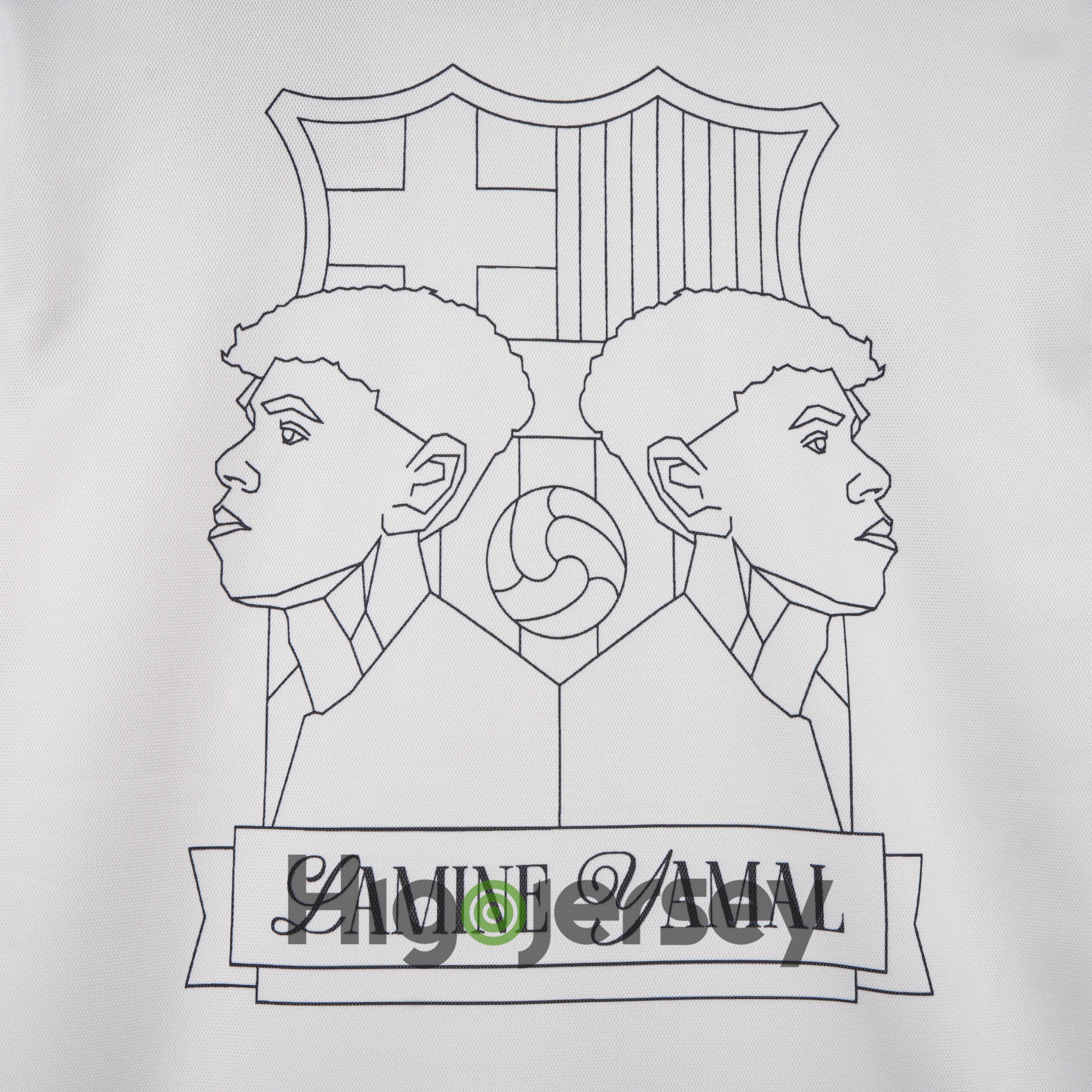 Higojerseys-Barcelona 24-25 Yamal Anniversary White Jersey - Fans Version