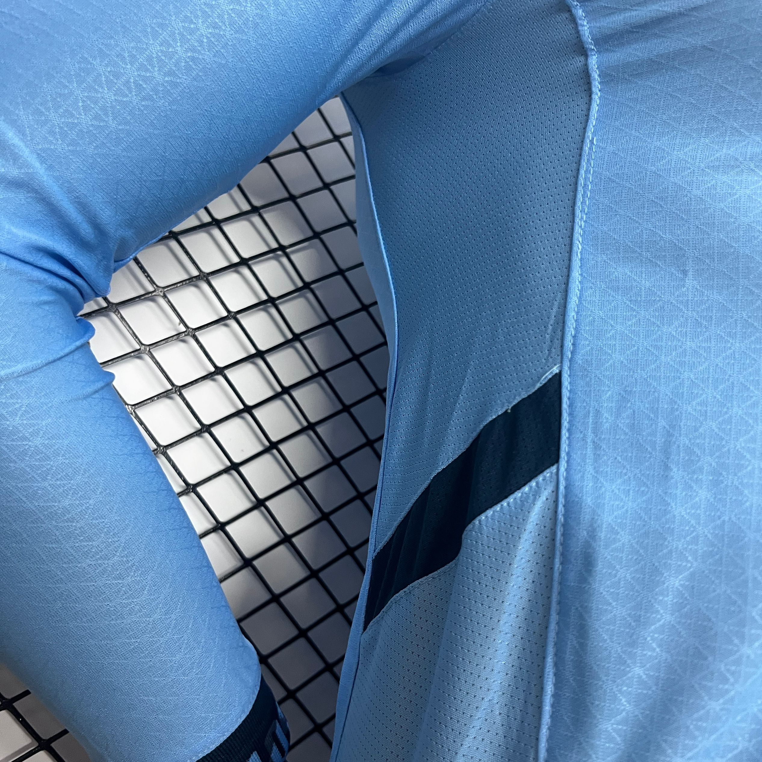ManixJersey.com | Manchester City 24-25 Home Long Sleeve Jersey - Player Version -Customize Name, Number and Patch | Worldwide Shipping