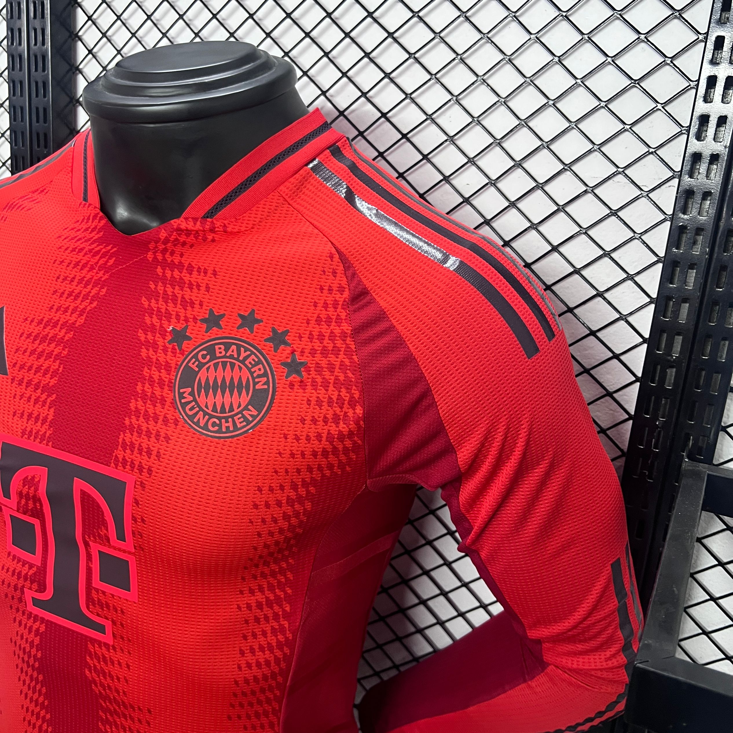 unitedfutballjersey-Bayern Munich 24-25 Home Long Sleeve Jersey - Player Version