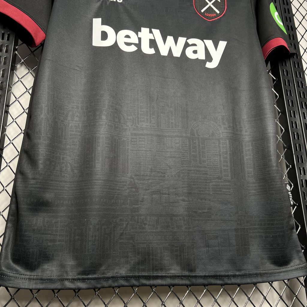 JerseysGala.com | West Ham United 24-25 Away Jersey - Fans Version -Customize Name, Number and Patch | Worldwide Shipping