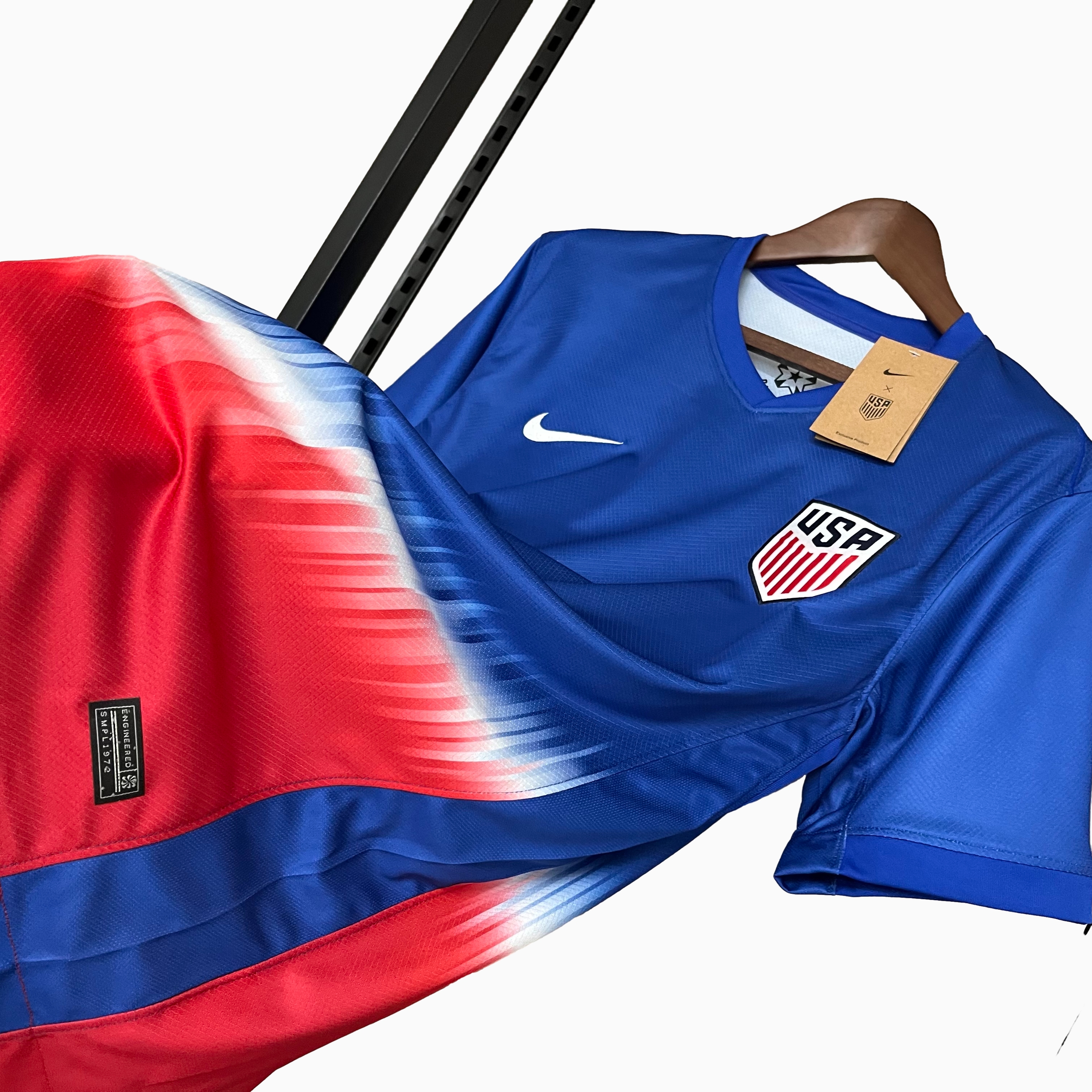 GlobeJersey-United States USA 2024 Away Stadium Jersey - Fans Version