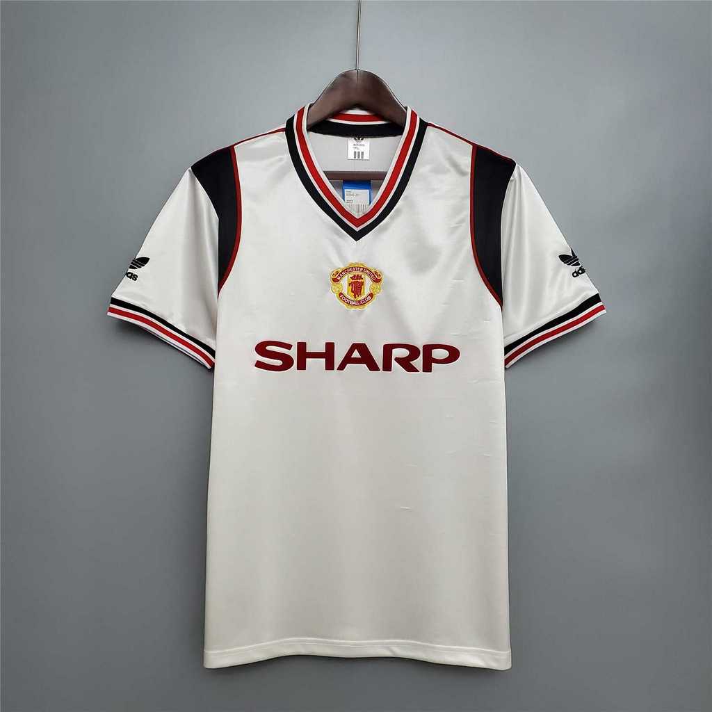 ManixJersey.com | Retro Manchester United 85-86 Away Jersey -Customize Name, Number and Patch | Worldwide Shipping