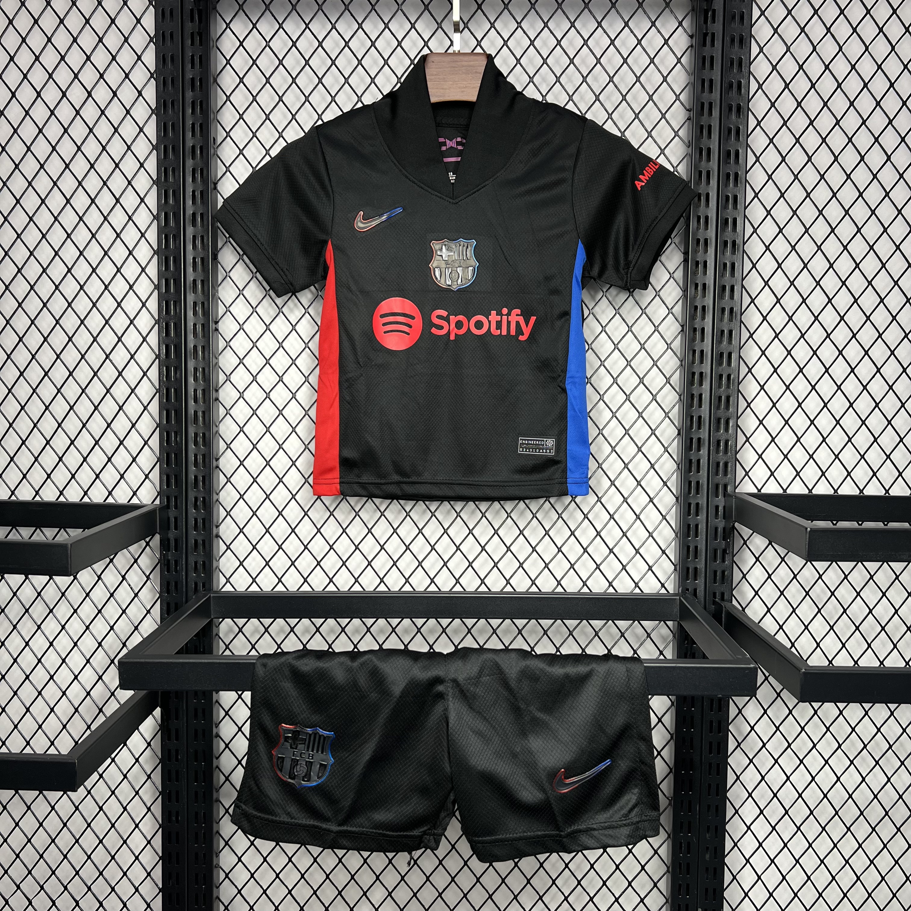 JerseysGala.com | Barcelona 24-25 Away Kids Kit -Customize Name, Number and Patch | Worldwide Shipping
