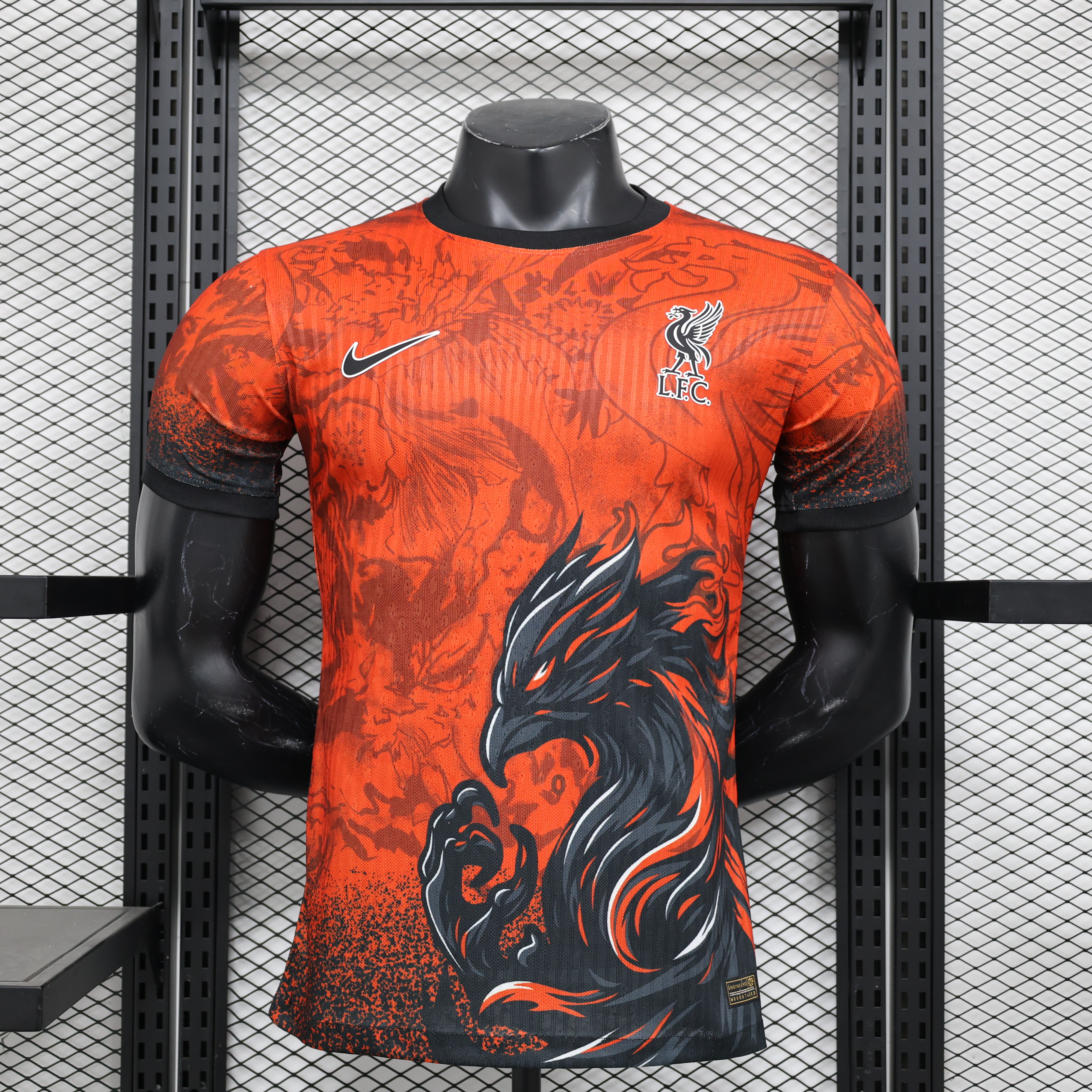 JerseysGala.com | Liver.pool 24-25 Red and Black Liver Bird Jersey - Player Version -Customize Name, Number and Patch | Worldwide Shipping