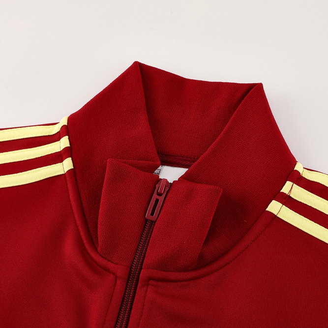 ManixJersey.com | Roma 24-25 Vintage Jacket Training Tracksuit - Red -Customize Name, Number and Patch | Worldwide Shipping