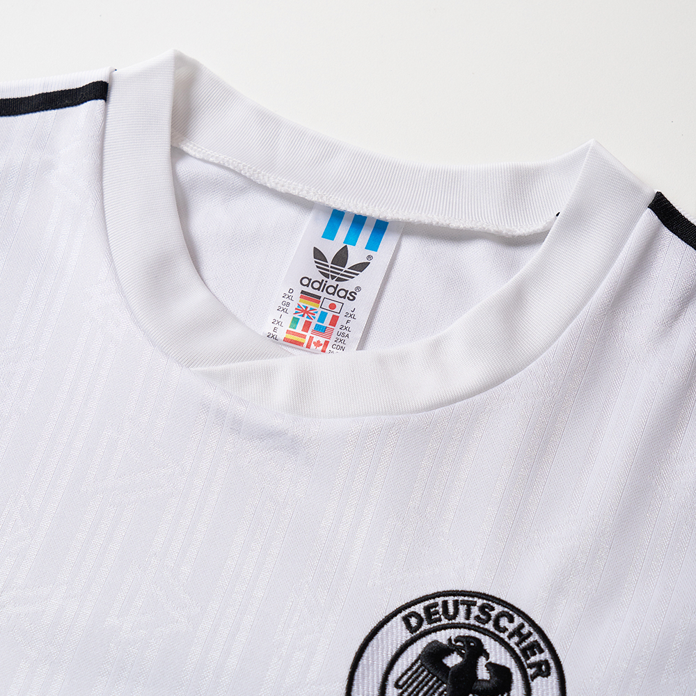Retro Germany 1990 Home Long Sleeve Jersey:football jersey mysite: unitedjerseyfootball 邓江浪:football