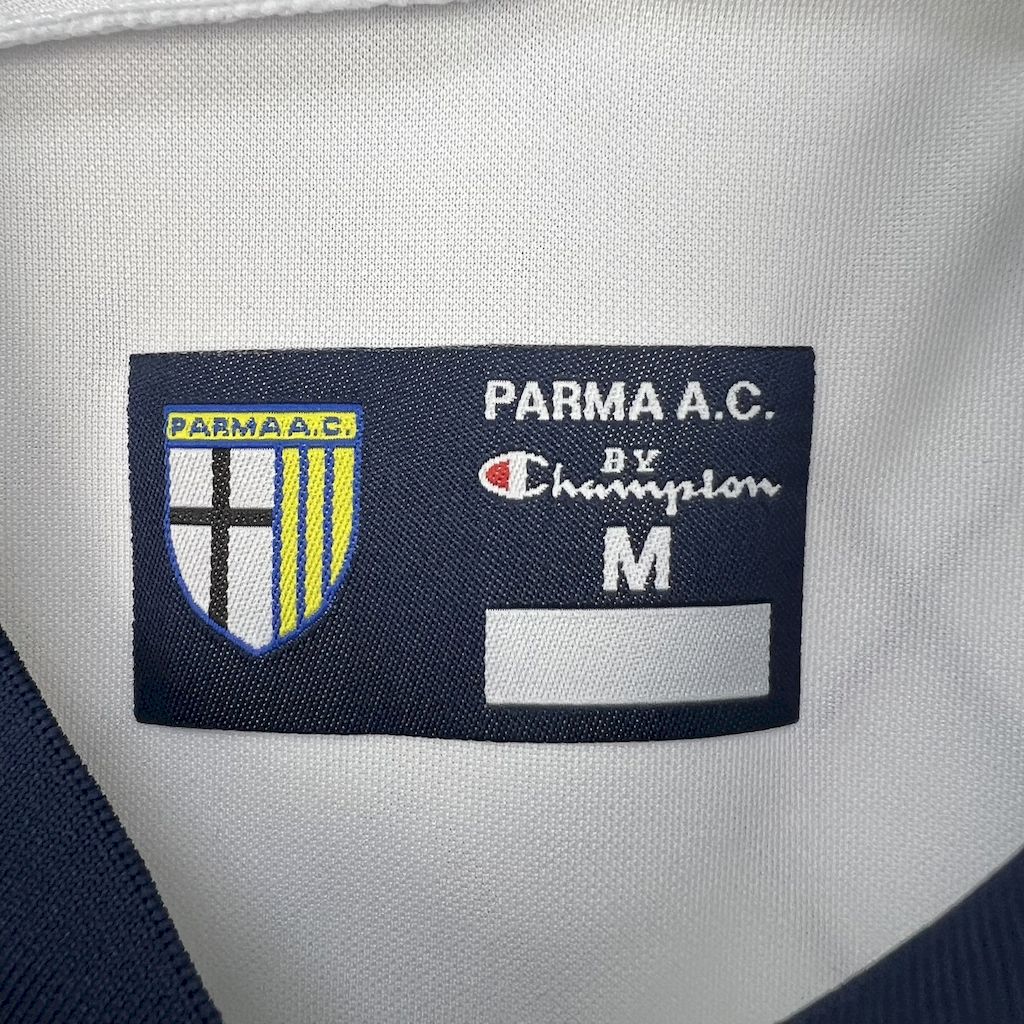 JerseysGala.com | Retro Parma 2002-03 Away Jersey - Fans Version -Customize Name, Number and Patch | Worldwide Shipping