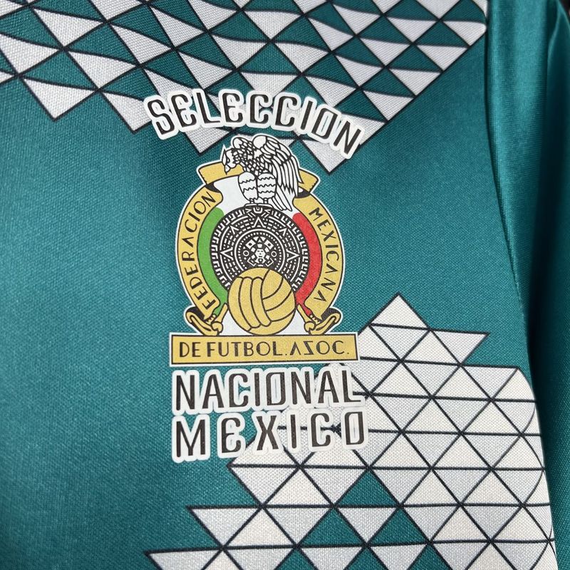 ManixJersey.com | Retro Mexico 1990 Home Stadium Jersey -Customize Name, Number and Patch | Worldwide Shipping
